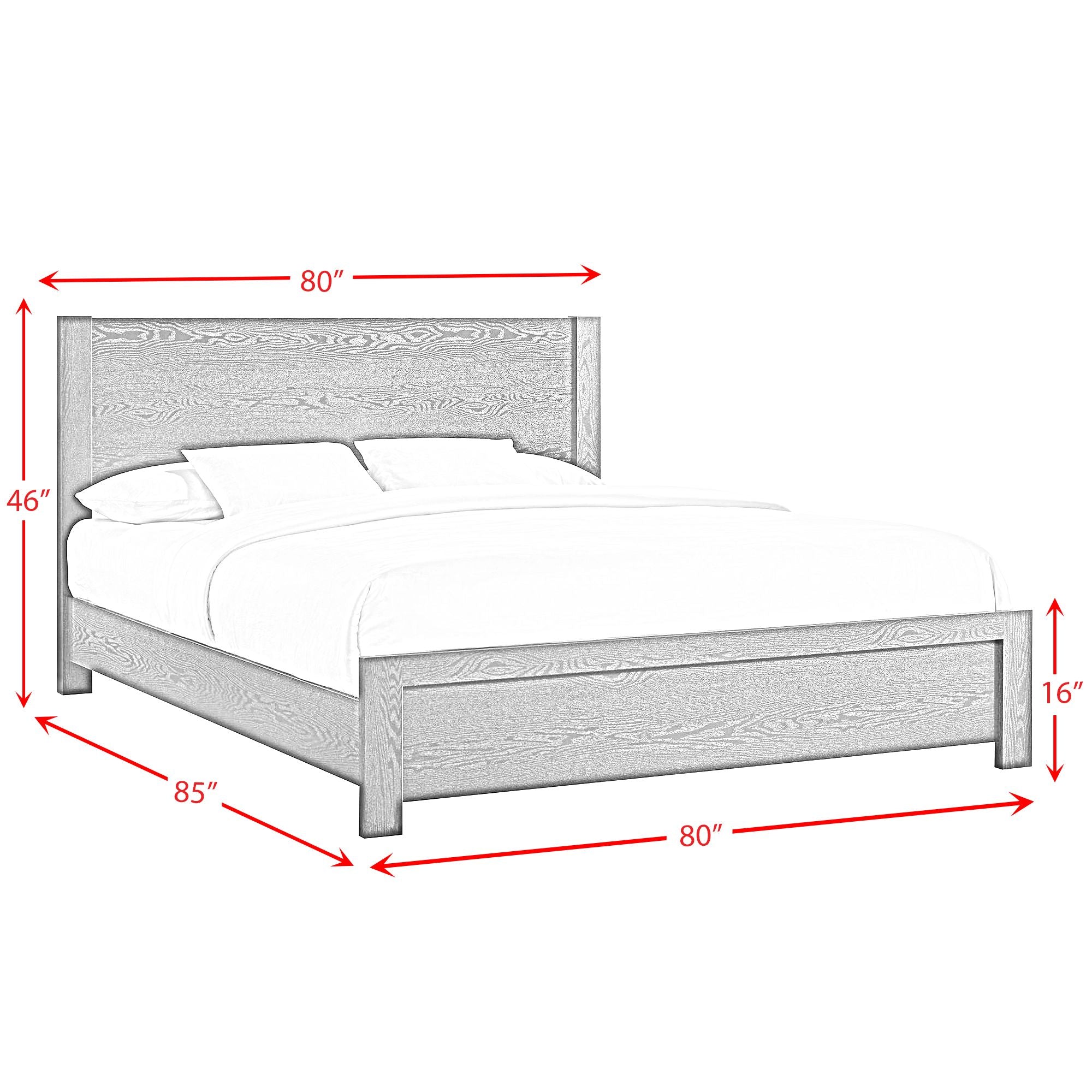 South Bend King Bed in Black