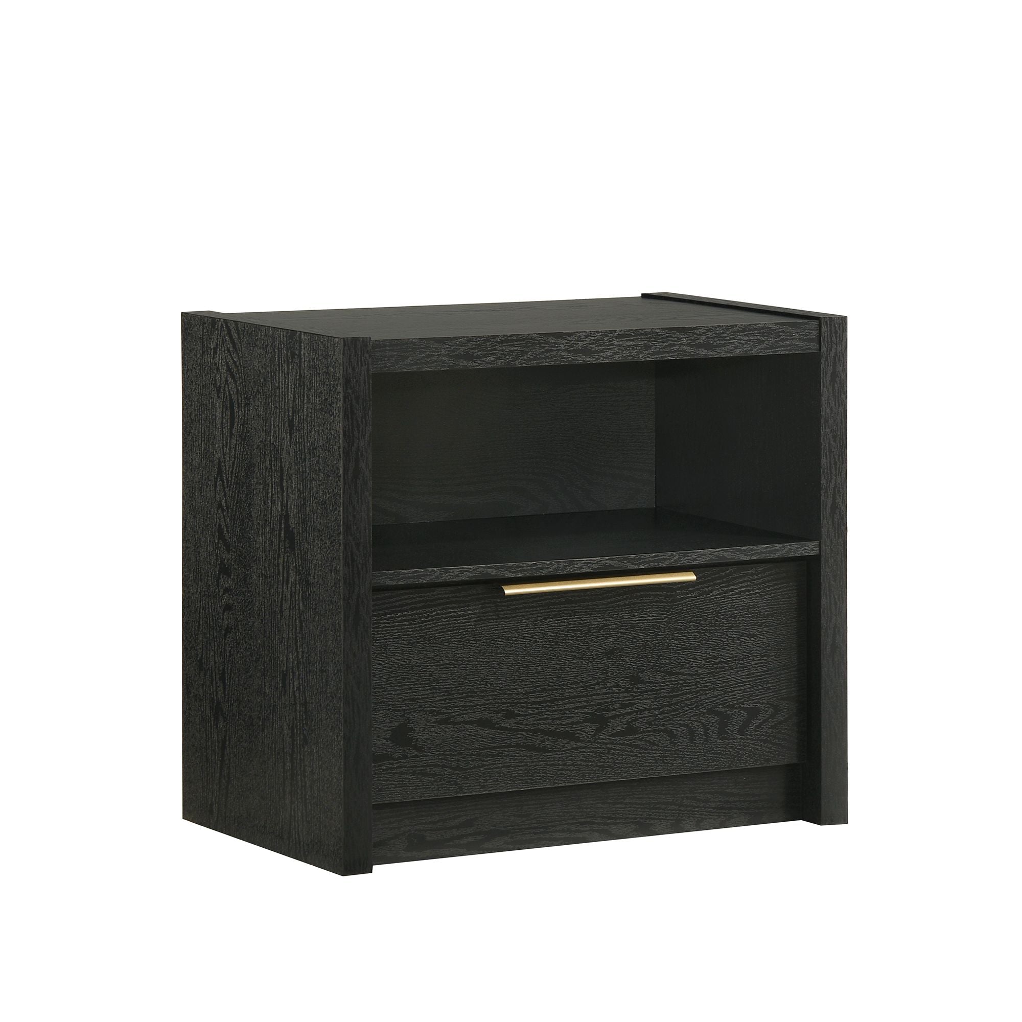 South Bend Nightstand with USB in Black