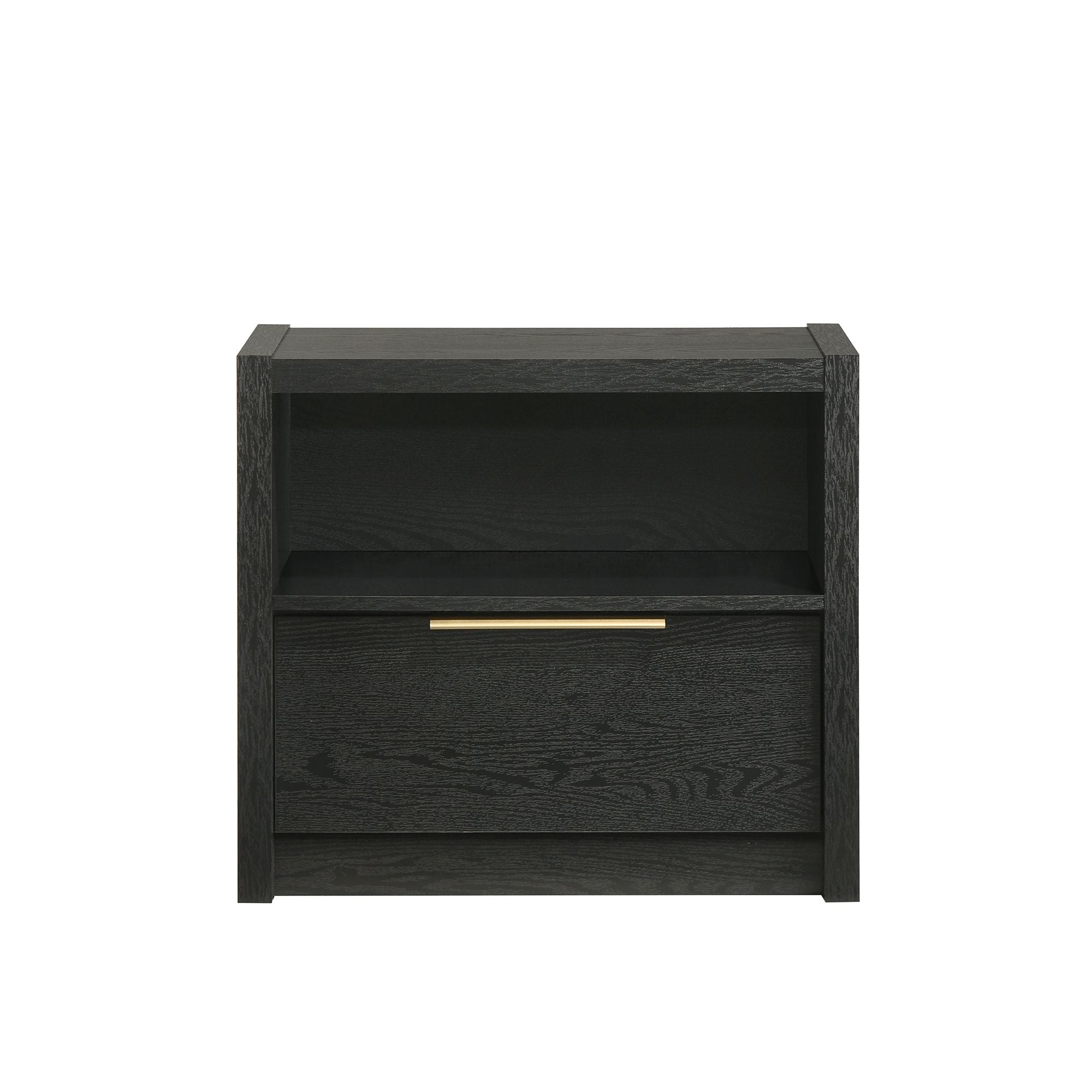 South Bend Nightstand with USB in Black