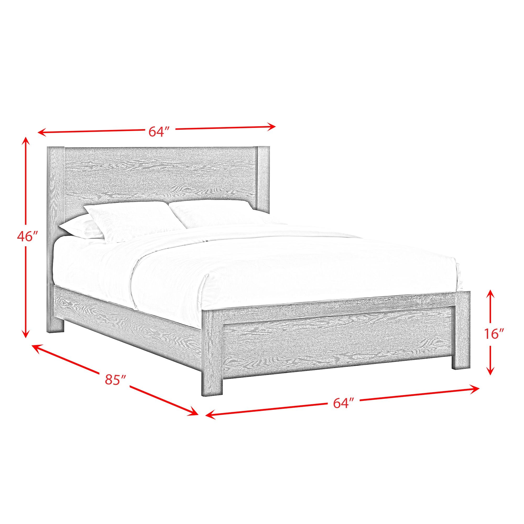 South Bend Queen Bed in Black