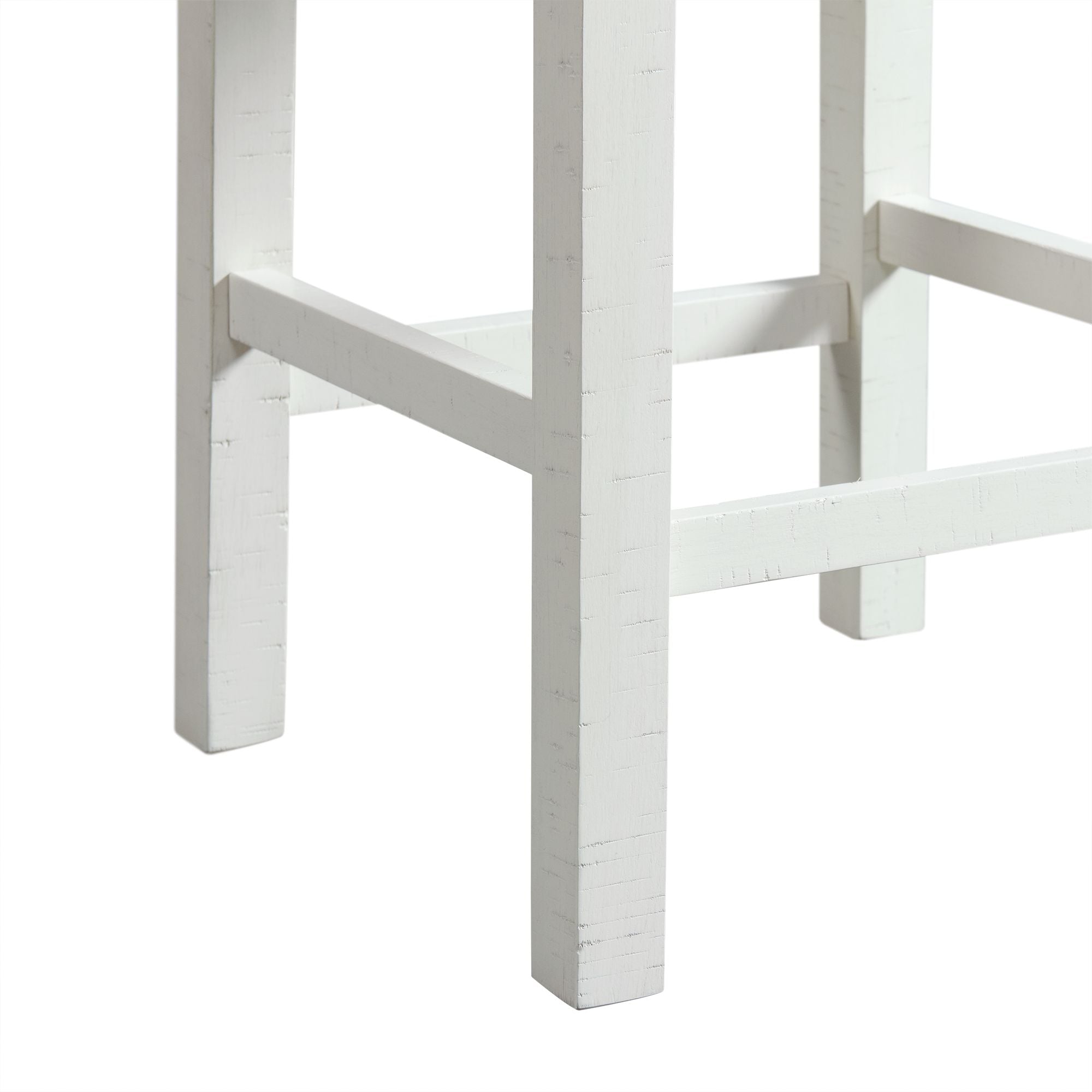 Stone Occasional Bar Table Single Pack in White (Table + Three Stools)