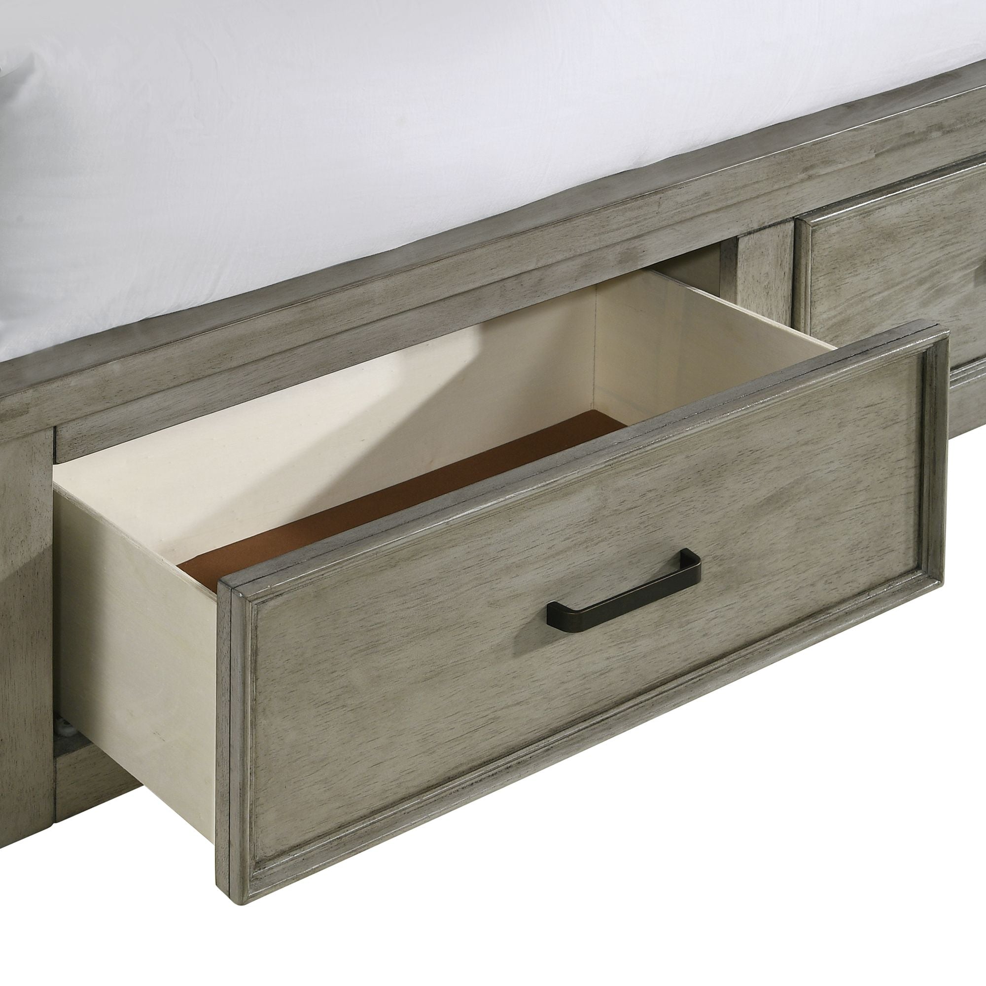 Sullivan Queen Storage Bed in Drift Grey