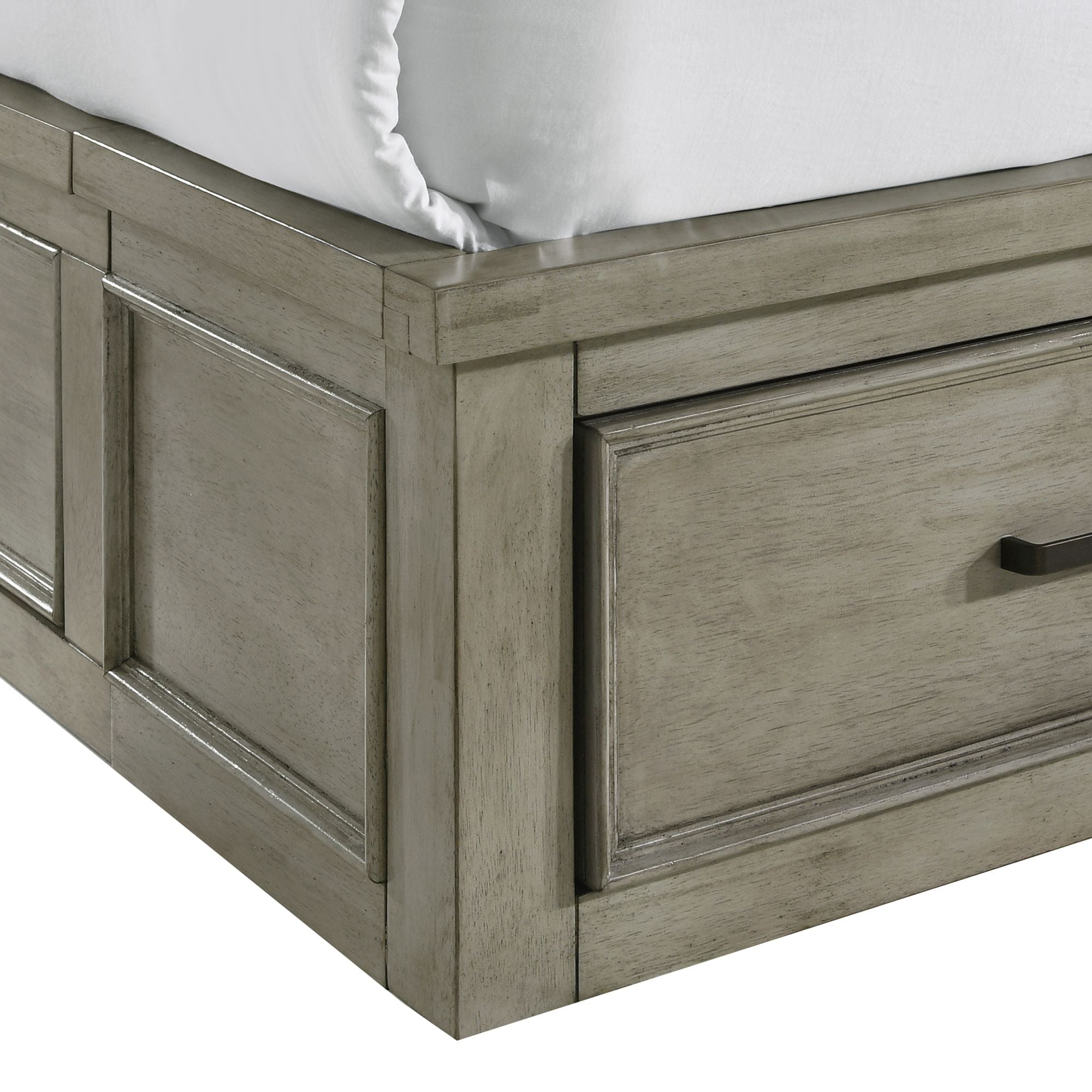 Sullivan Queen Storage Bed in Drift Grey