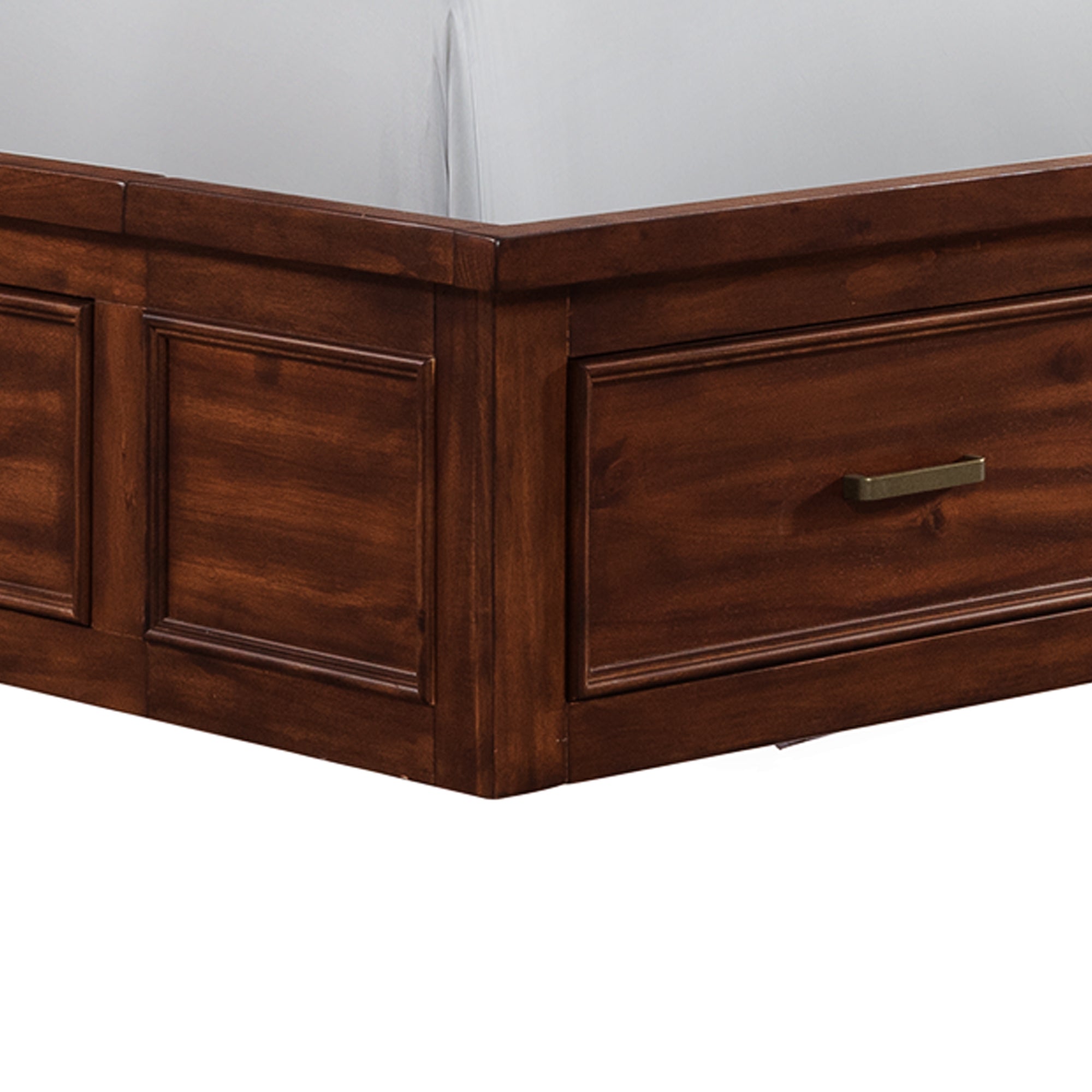 Sullivan King Storage Bed in Rich Cherry