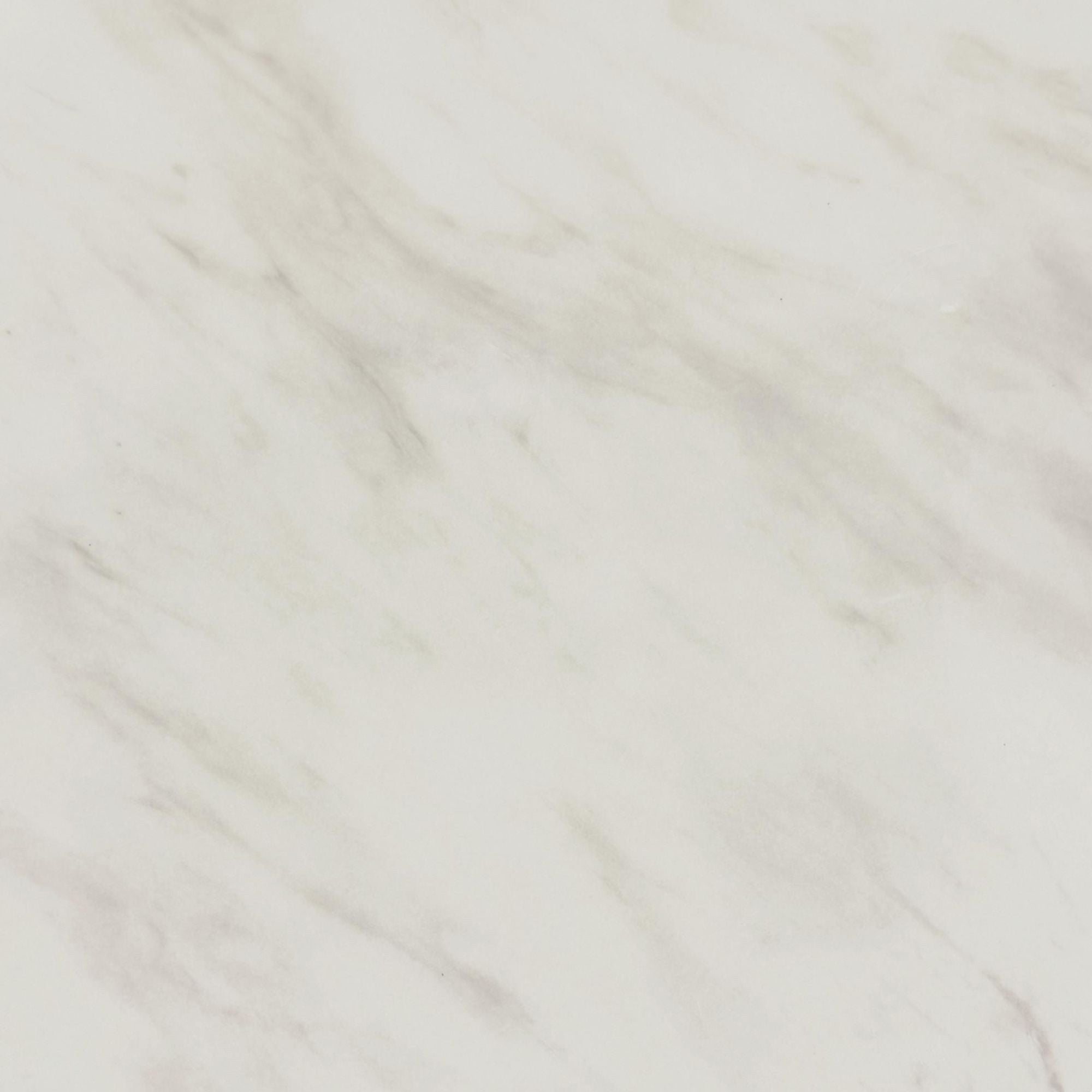 Sylvie Round Dining Table with White Faux Marble Top in Natural