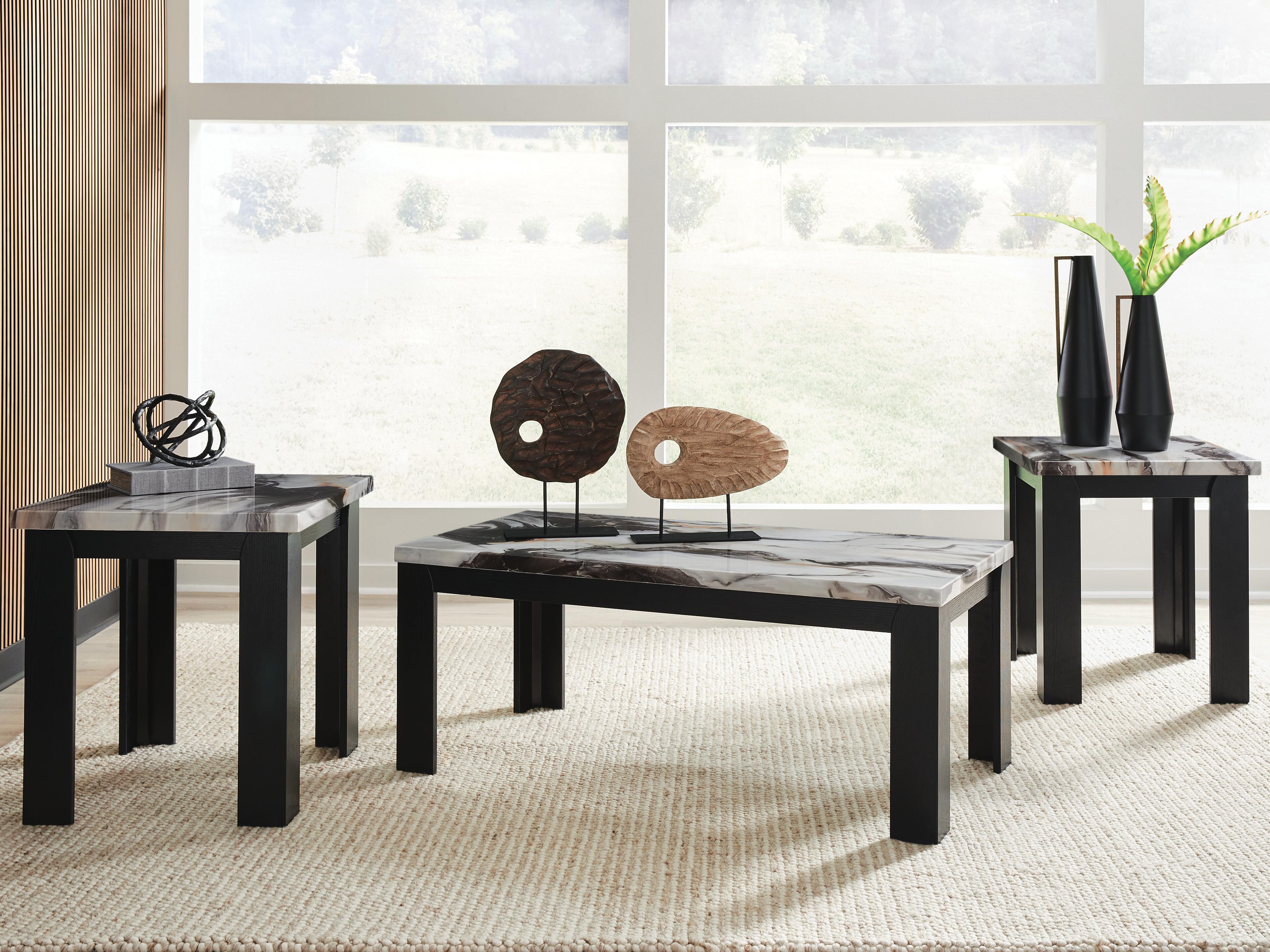 Dar Furniture - Ashley Furniture - Jazmore Table (Set of 3) - Occasional Table Set (3/CN) / Dark Brown - T255-13