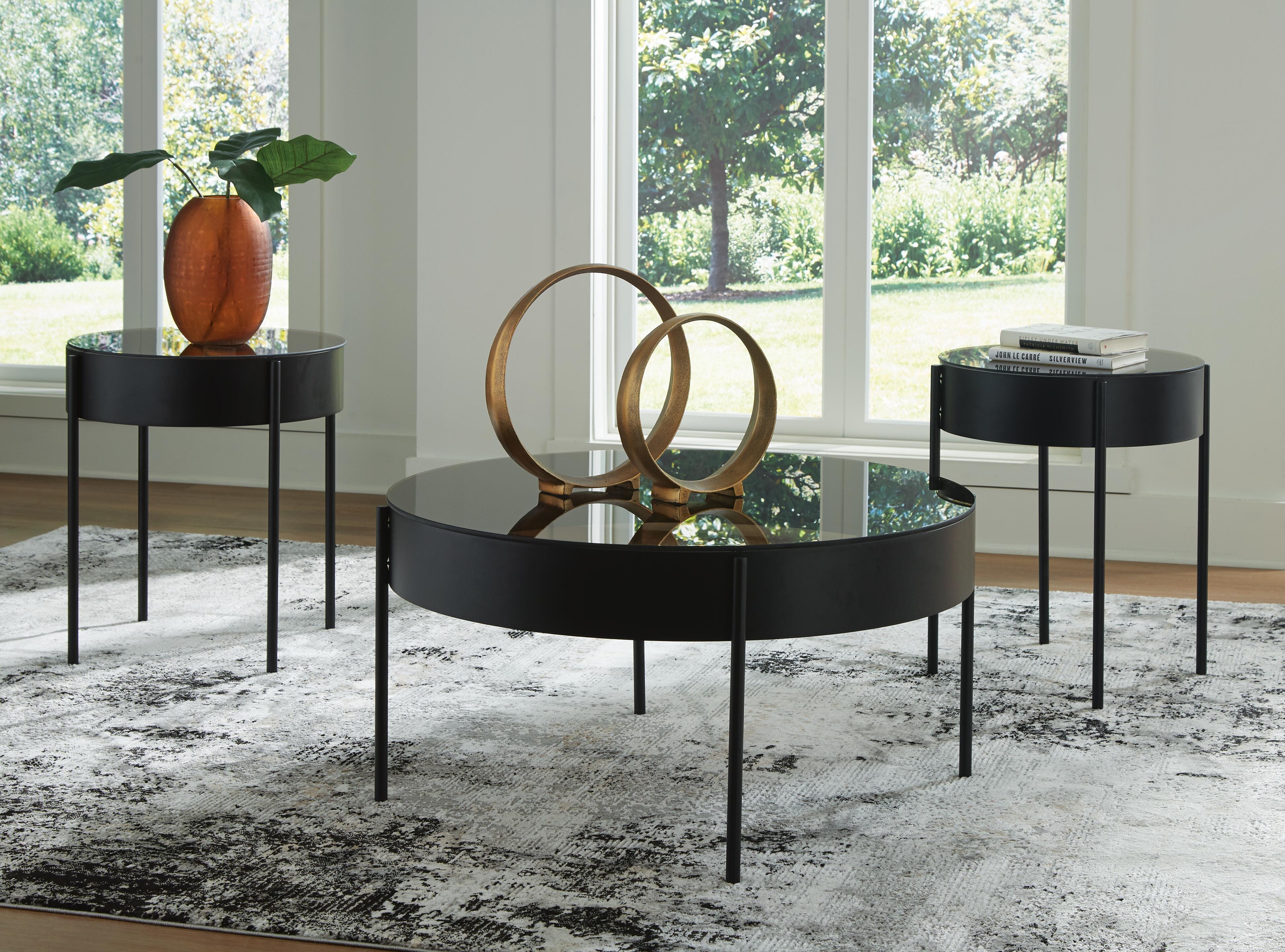 Dar Furniture - Ashley Furniture - Ardoline Table (Set of 3) - Occasional Table Set (3/CN) / Black - T280-13