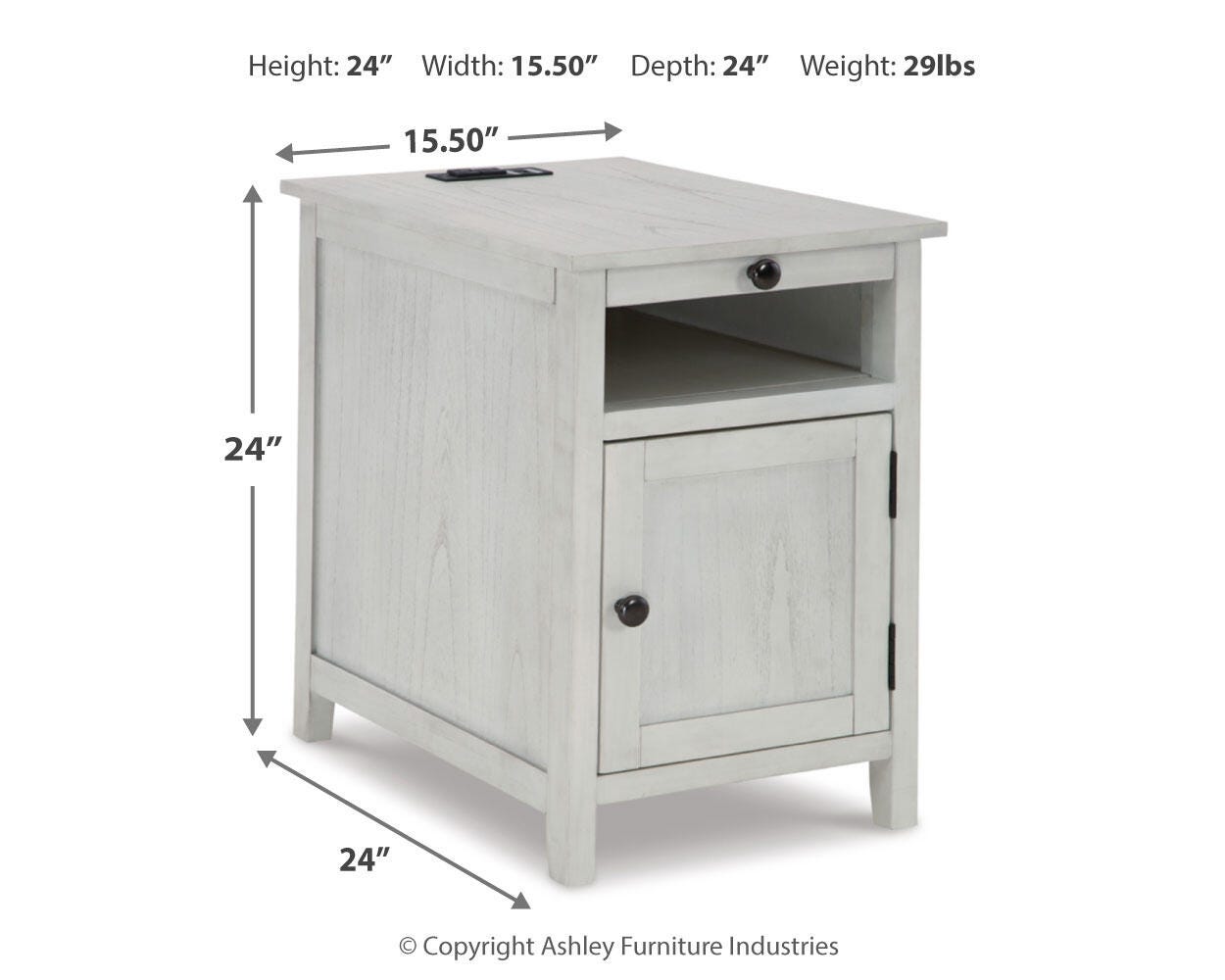 Treytown Chairside End Table