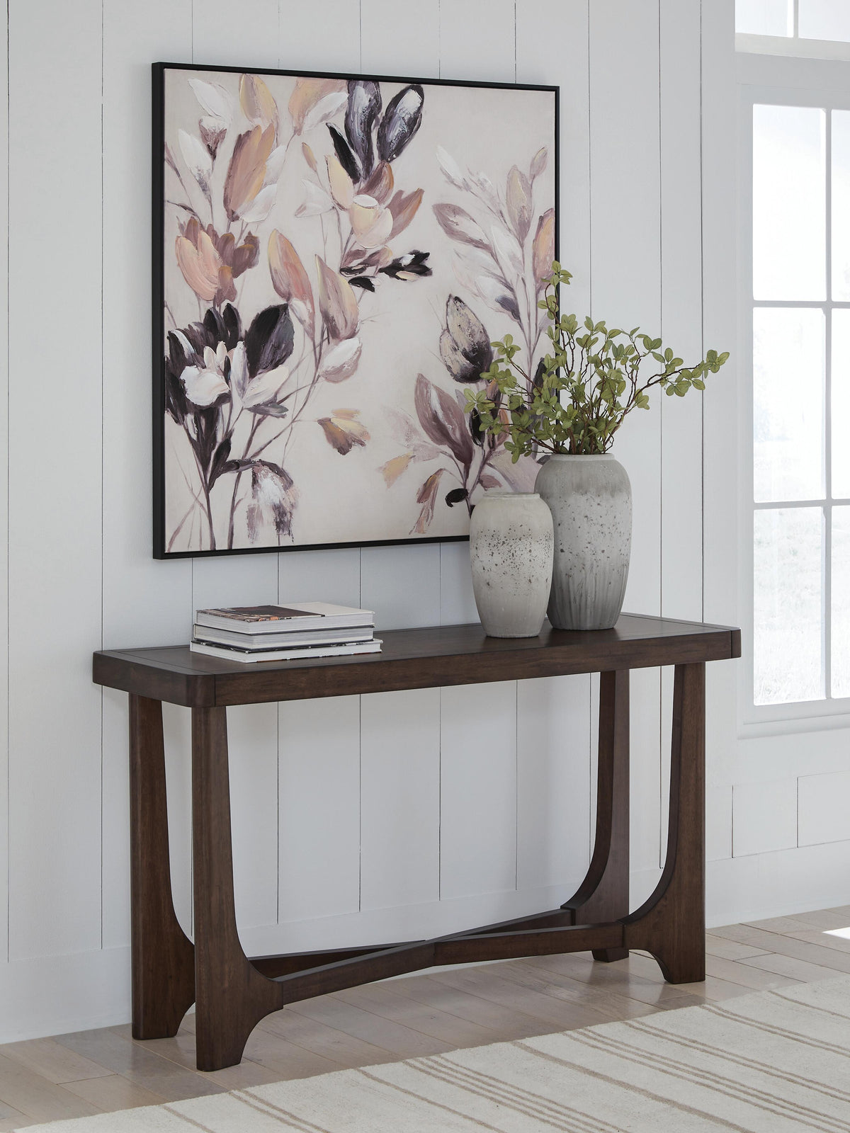 Dar Furniture - Ashley Furniture - Korestone Sofa Table - Sofa Table / Dark Brown - T438-4