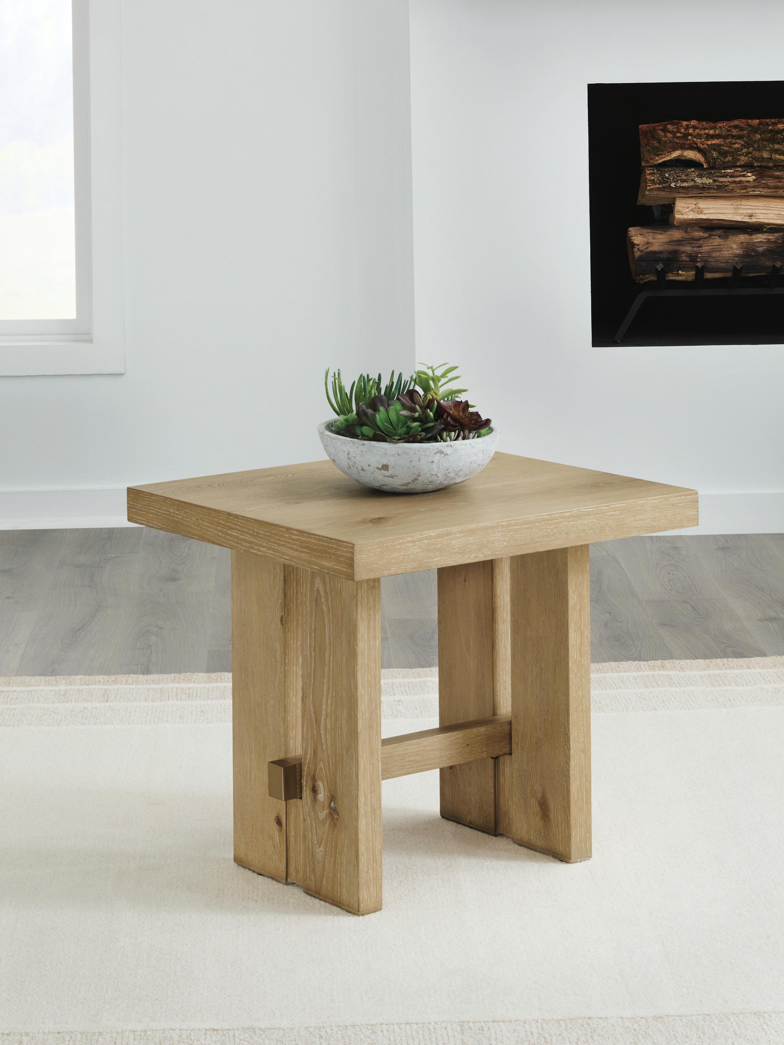 Dar Furniture - Ashley Furniture - Crendlin End Table - Rectangular End Table - T537-3