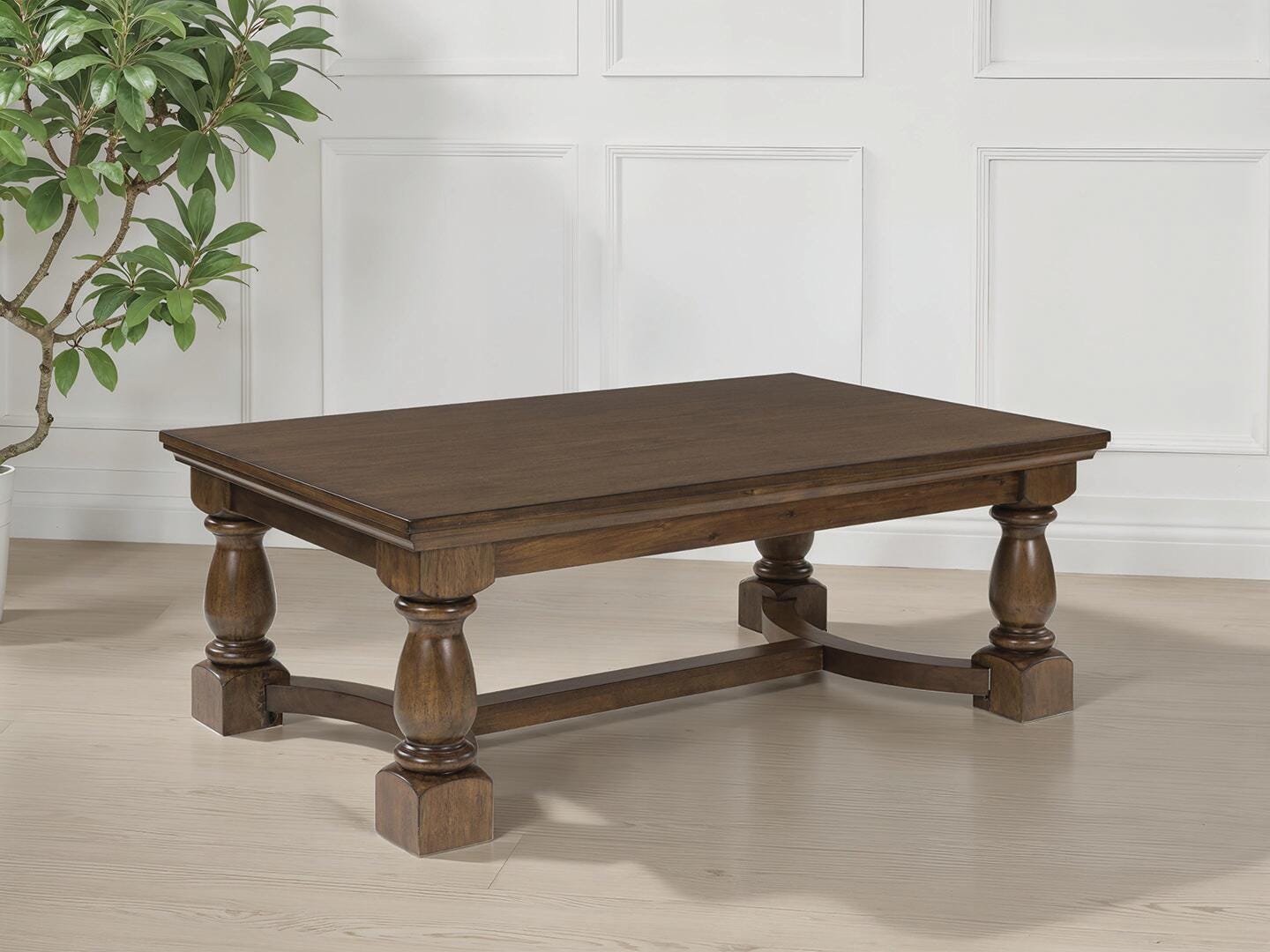 Dar Furniture - Ashley Furniture - Sturlayne Coffee Table - Rectangular Cocktail Table / Brown - T609-1