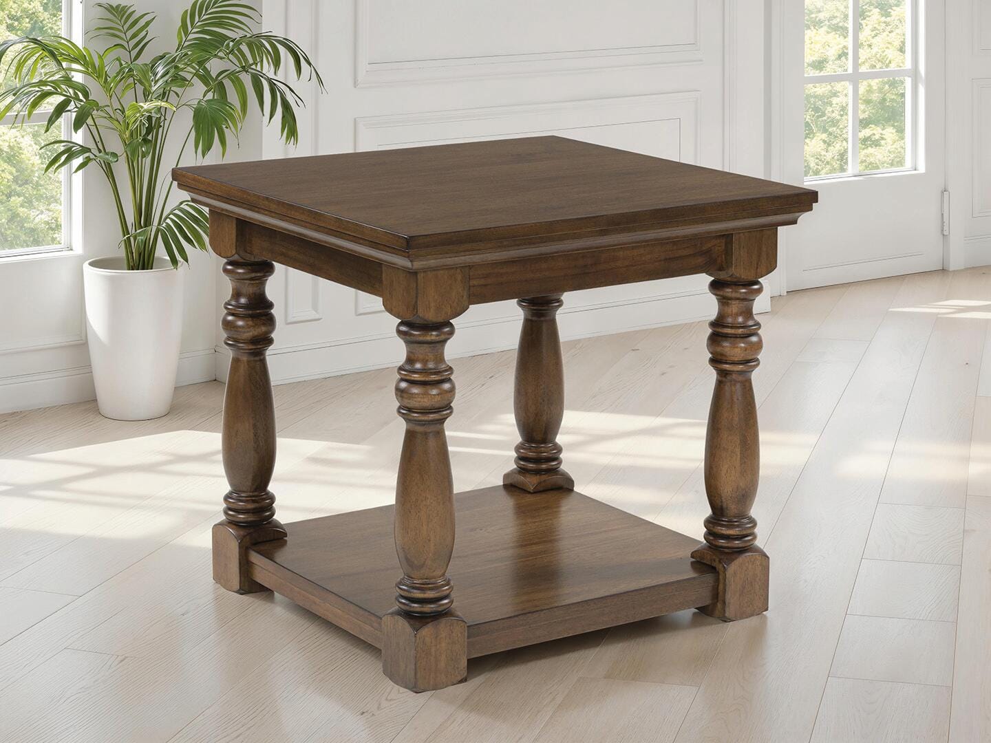 Dar Furniture - Ashley Furniture - Sturlayne End Table - Rectangular End Table / Brown - T609-3