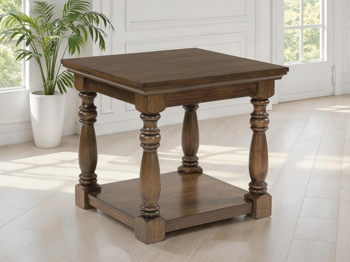 Dar Furniture - Ashley Furniture - Sturlayne End Table - Rectangular End Table / Brown - T609-3