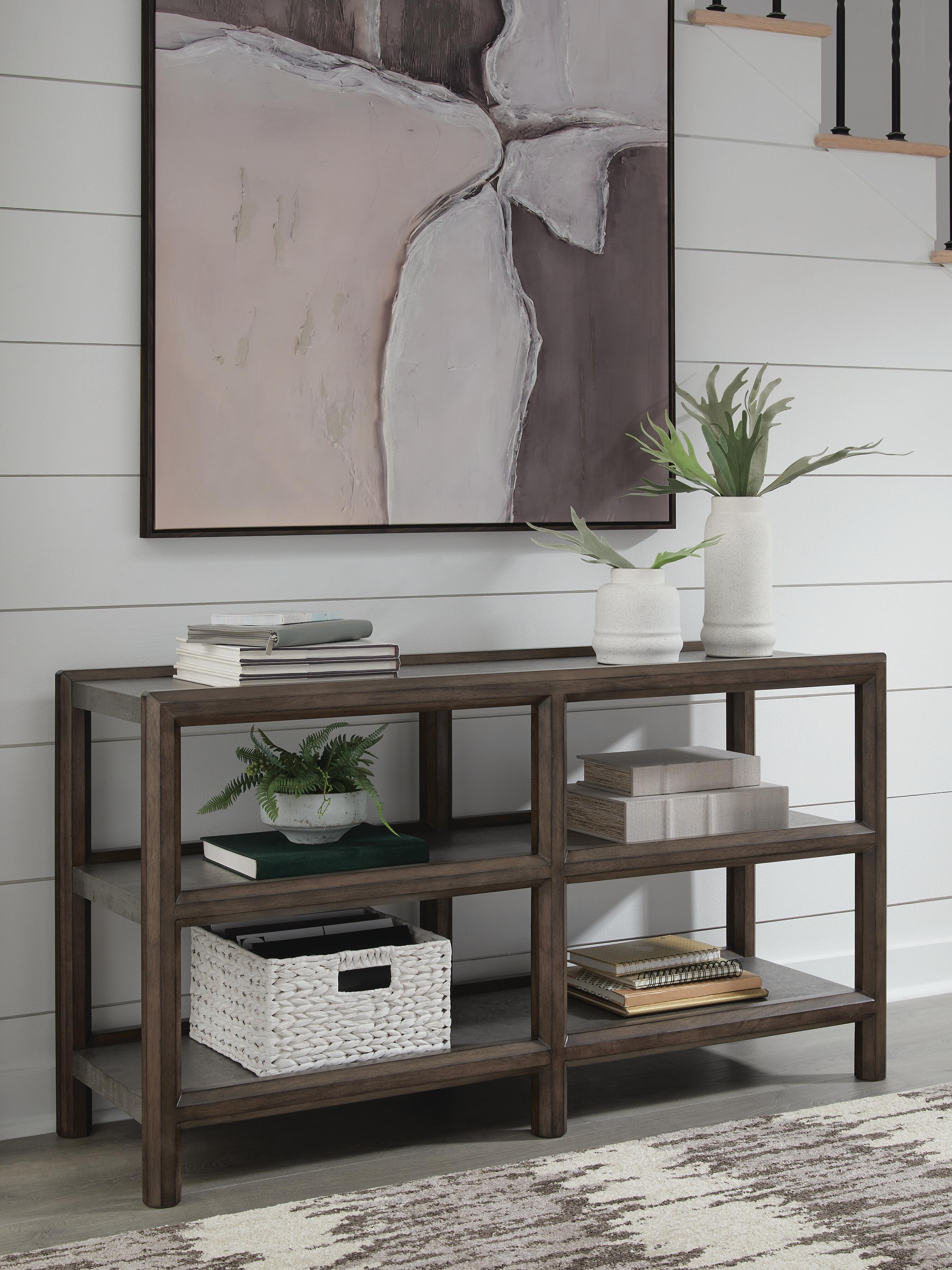 Dar Furniture - Ashley Furniture - Kallenny Sofa Table - Sofa Table / Brown/Gray - T669-4
