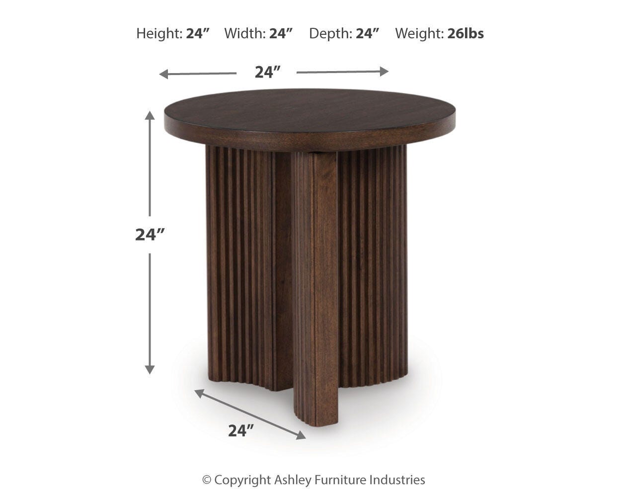 Korestone End Table