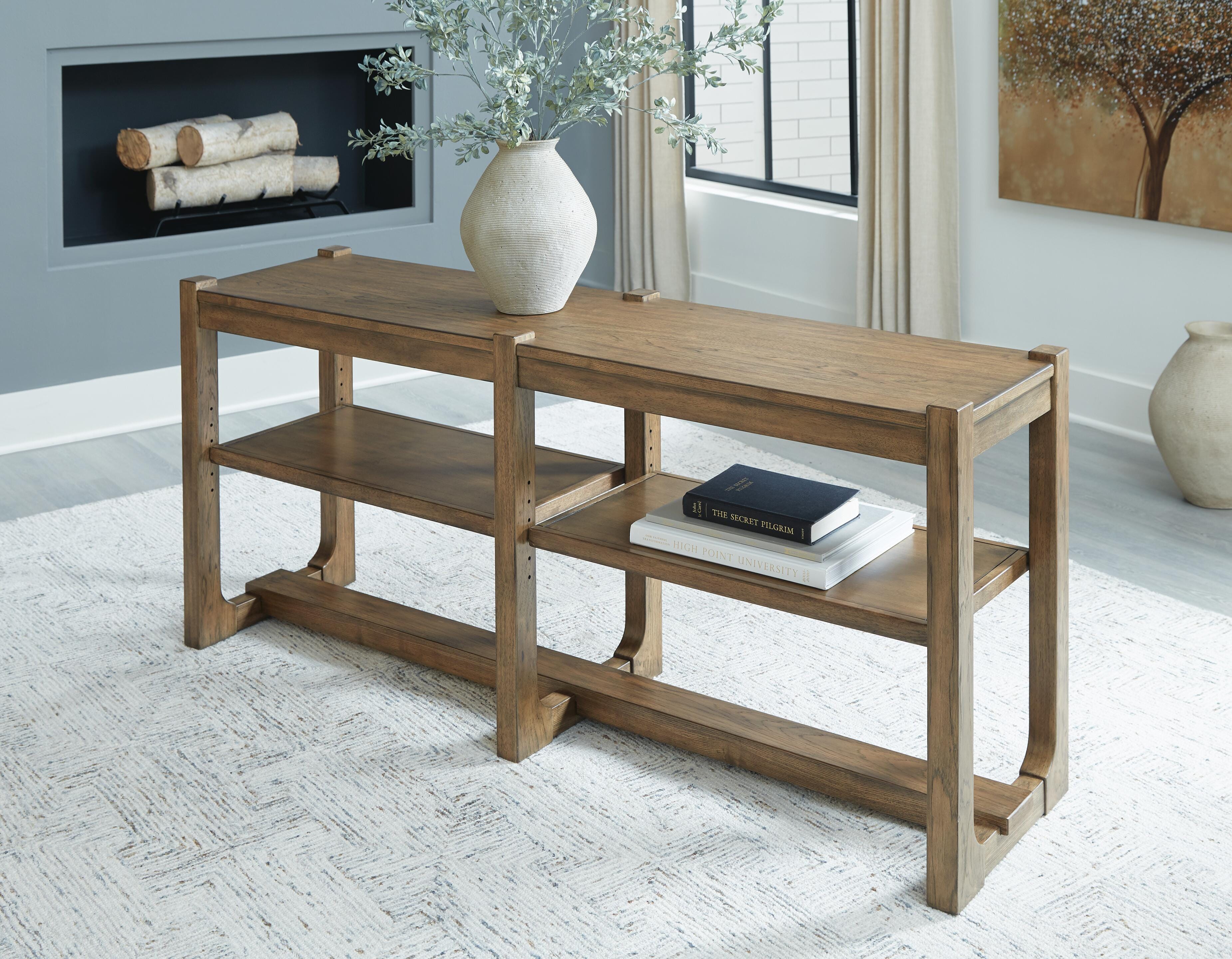 Dar Furniture - Ashley Furniture - Cabalynn Sofa Table - Sofa Table / Light Brown - T974-4