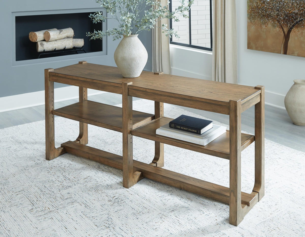 Dar Furniture - Ashley Furniture - Cabalynn Sofa Table - Sofa Table / Light Brown - T974-4