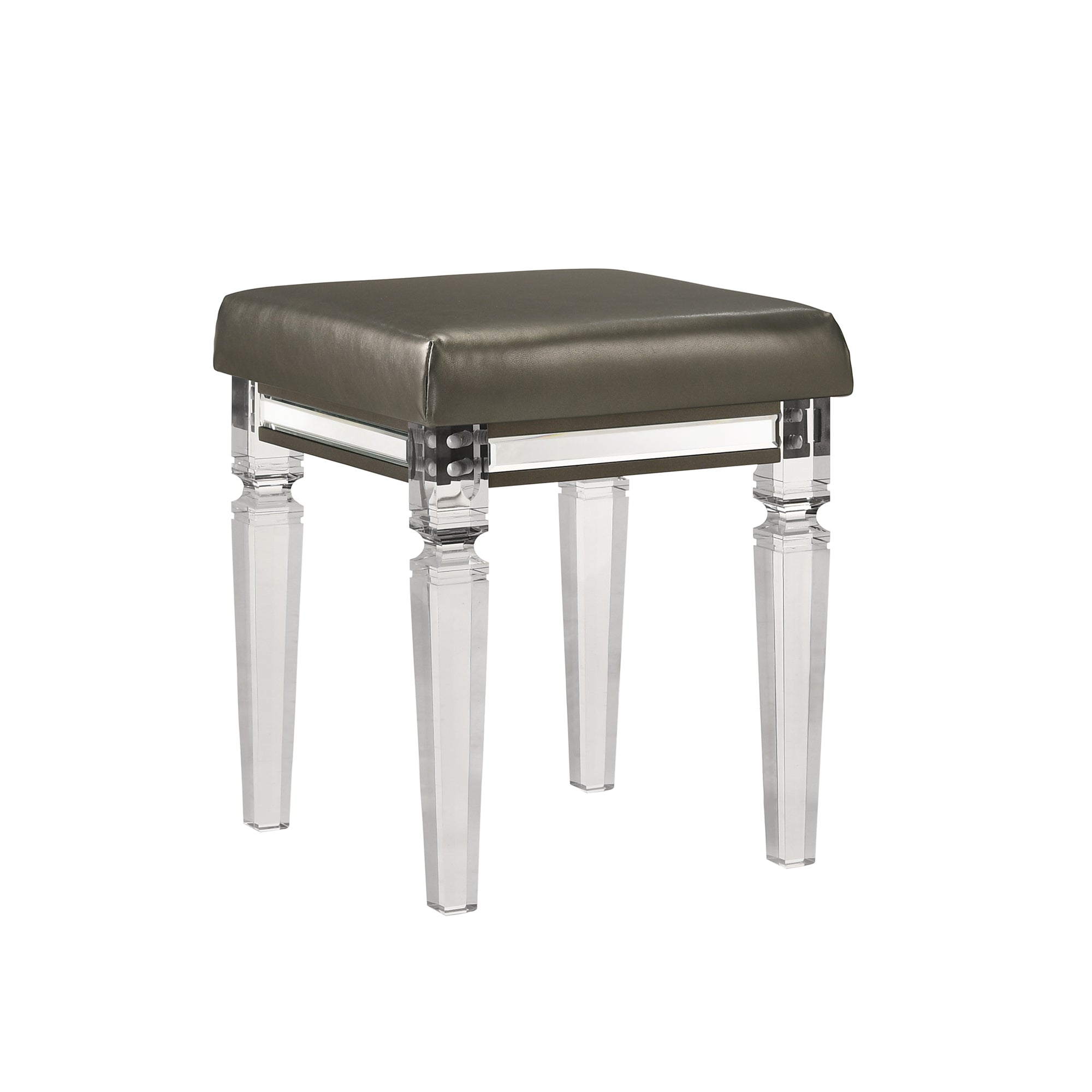 Twenty Nine Dressing Stool W/Acrylic Leg