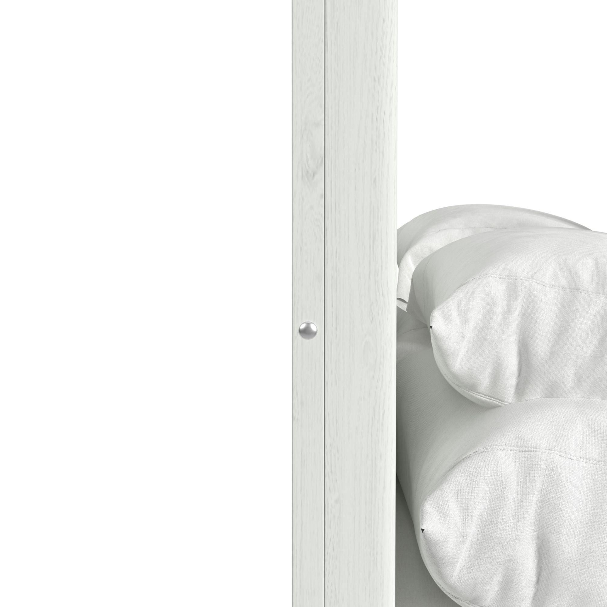 Tobias Queen Bed with LED in White