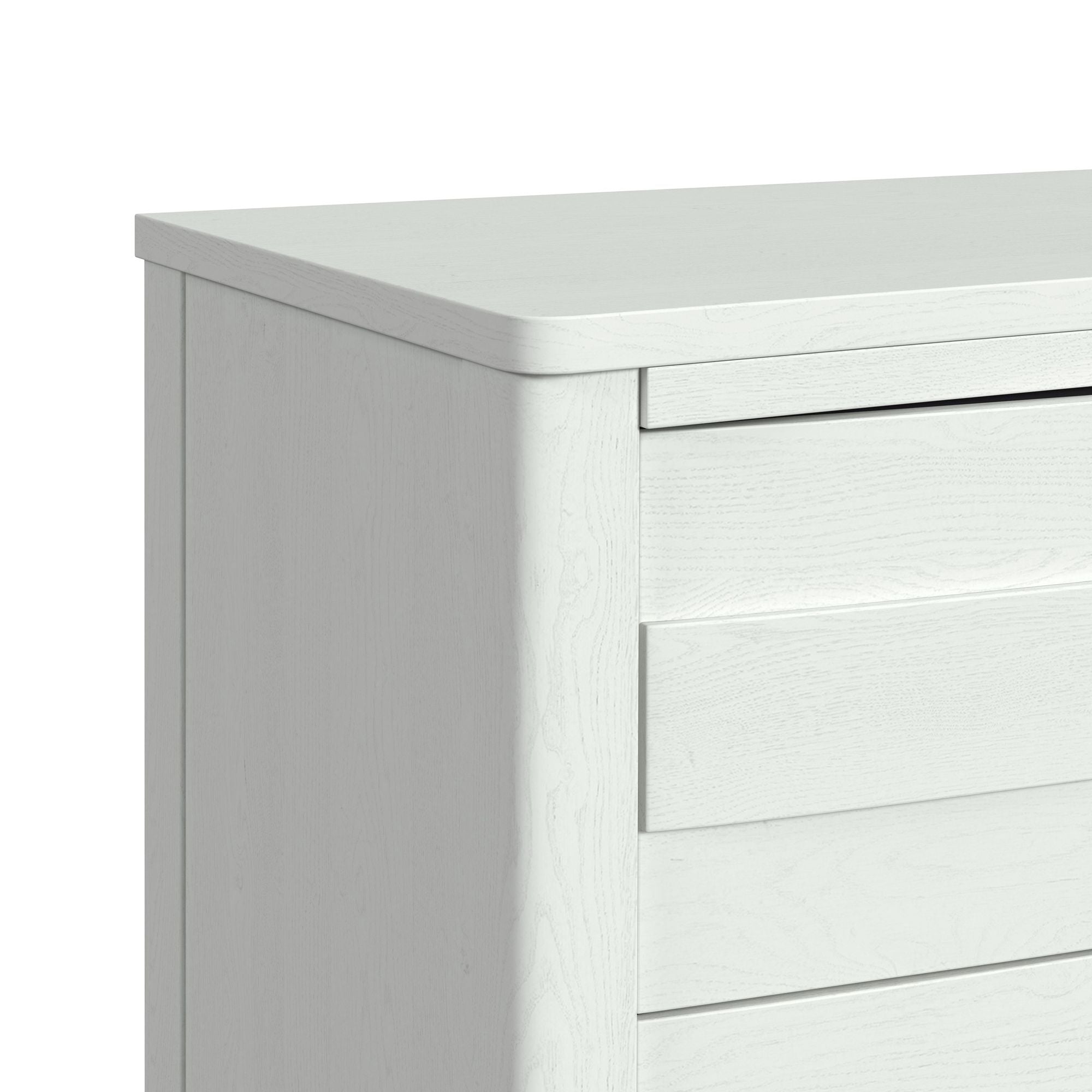 Tobias Dresser and Mirror Set with LED in White