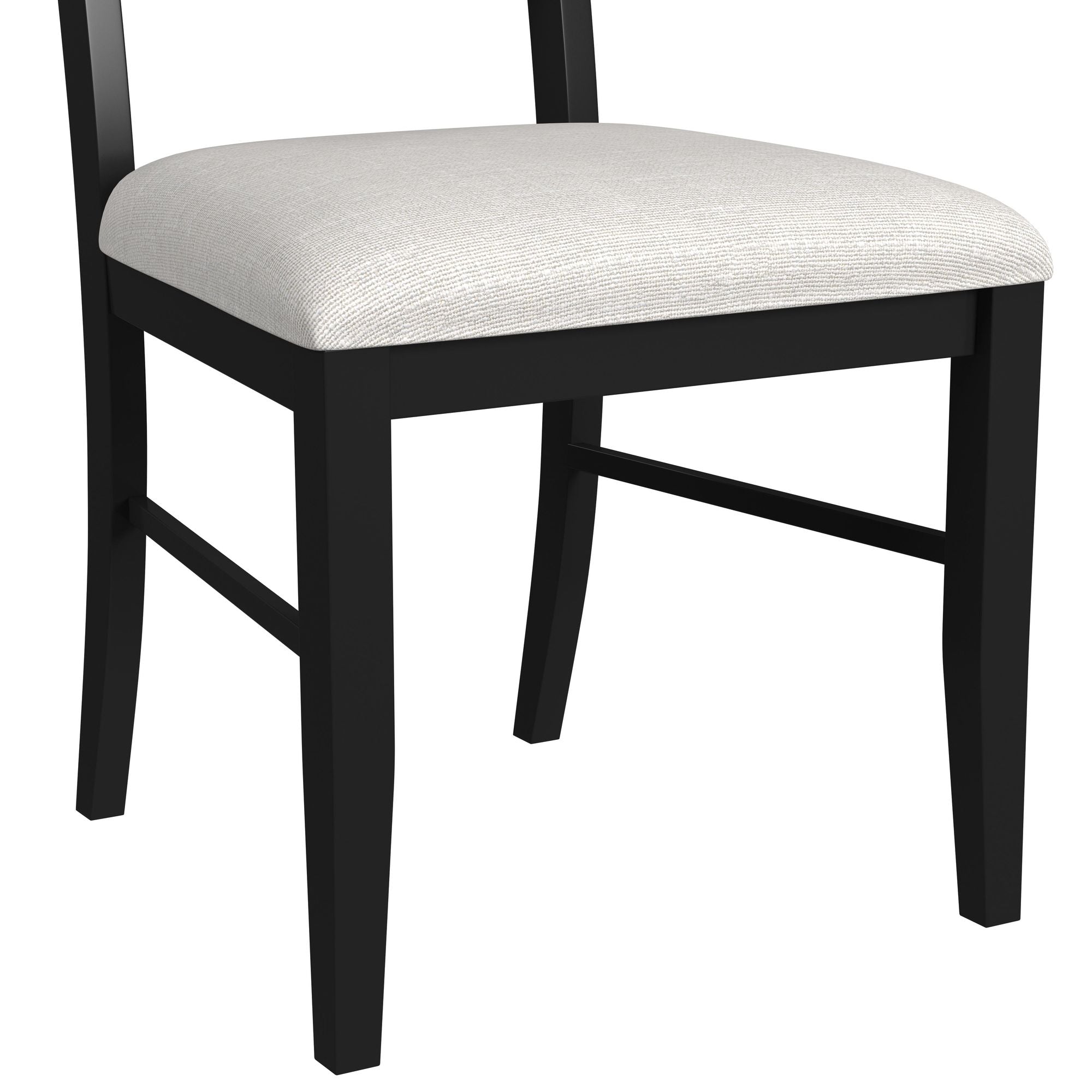 Tulane 6PC Dining Set with Table, 4 Chairs, and Bench in Oak and Black
