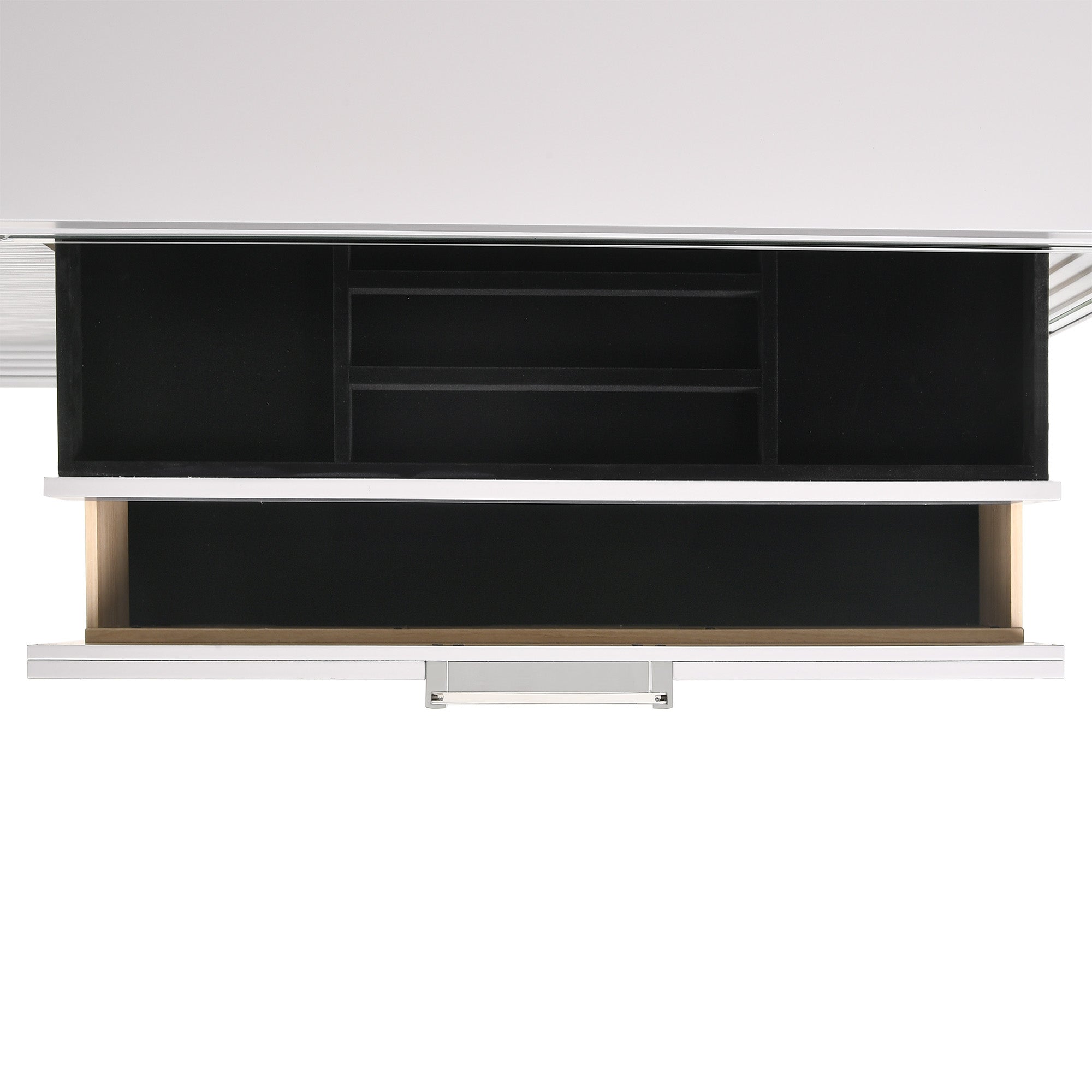 Twenty Nine Dresser & Mirror Set White