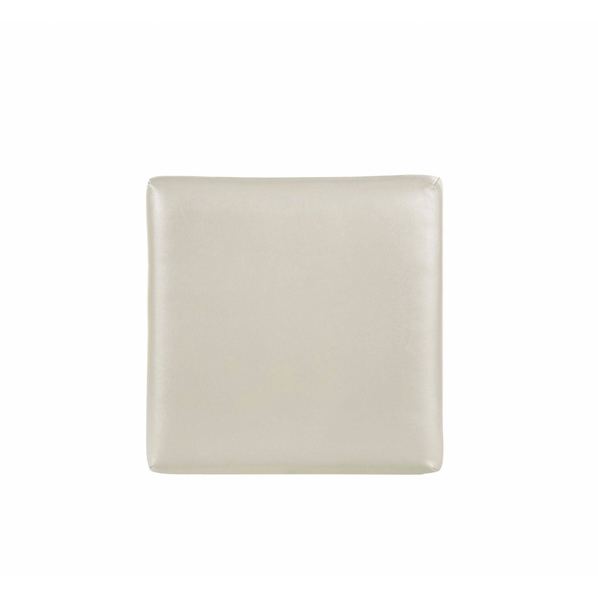 Twenty Nine Dressing Stool W/Acrylic Leg White