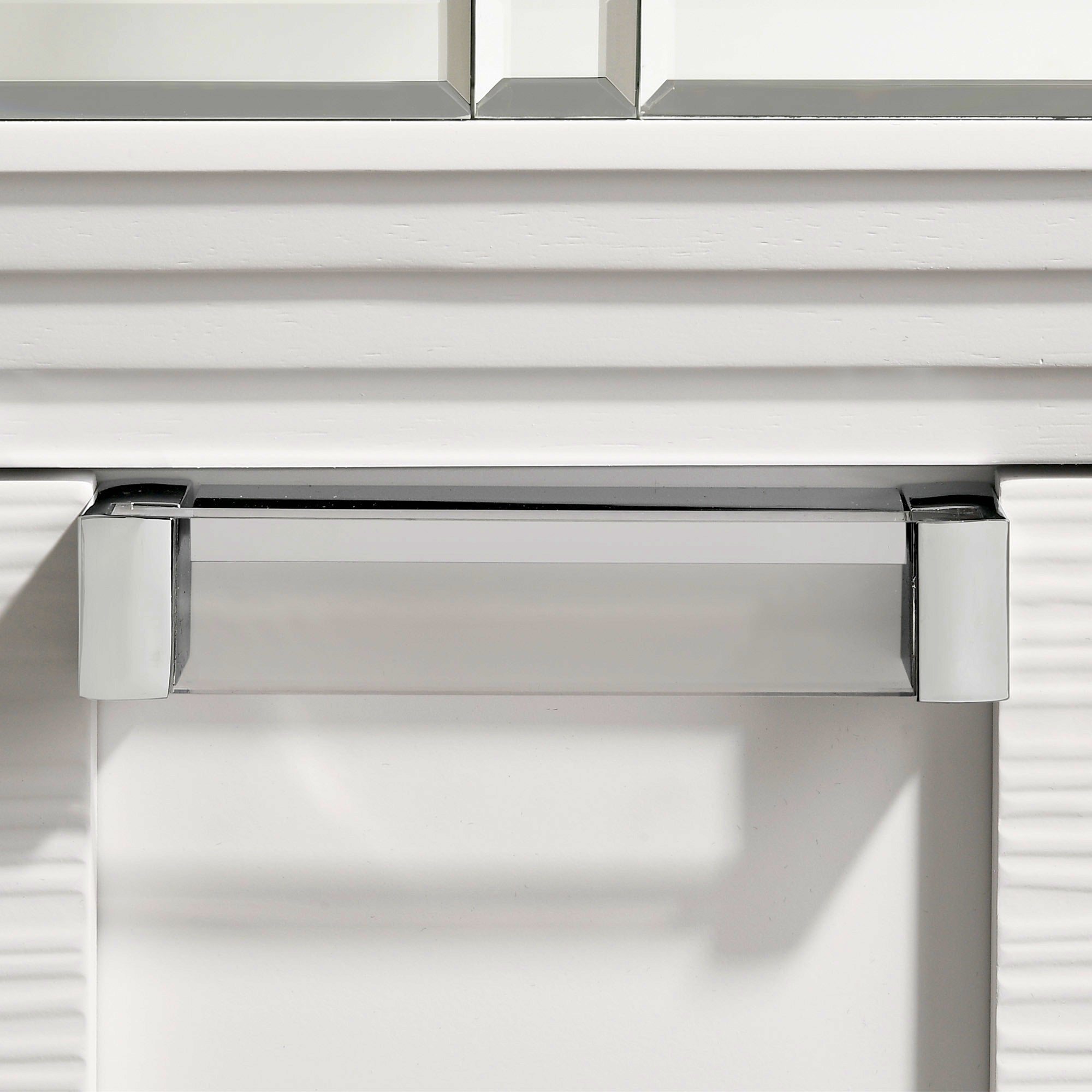 Twenty Nine Dresser & Mirror Set White
