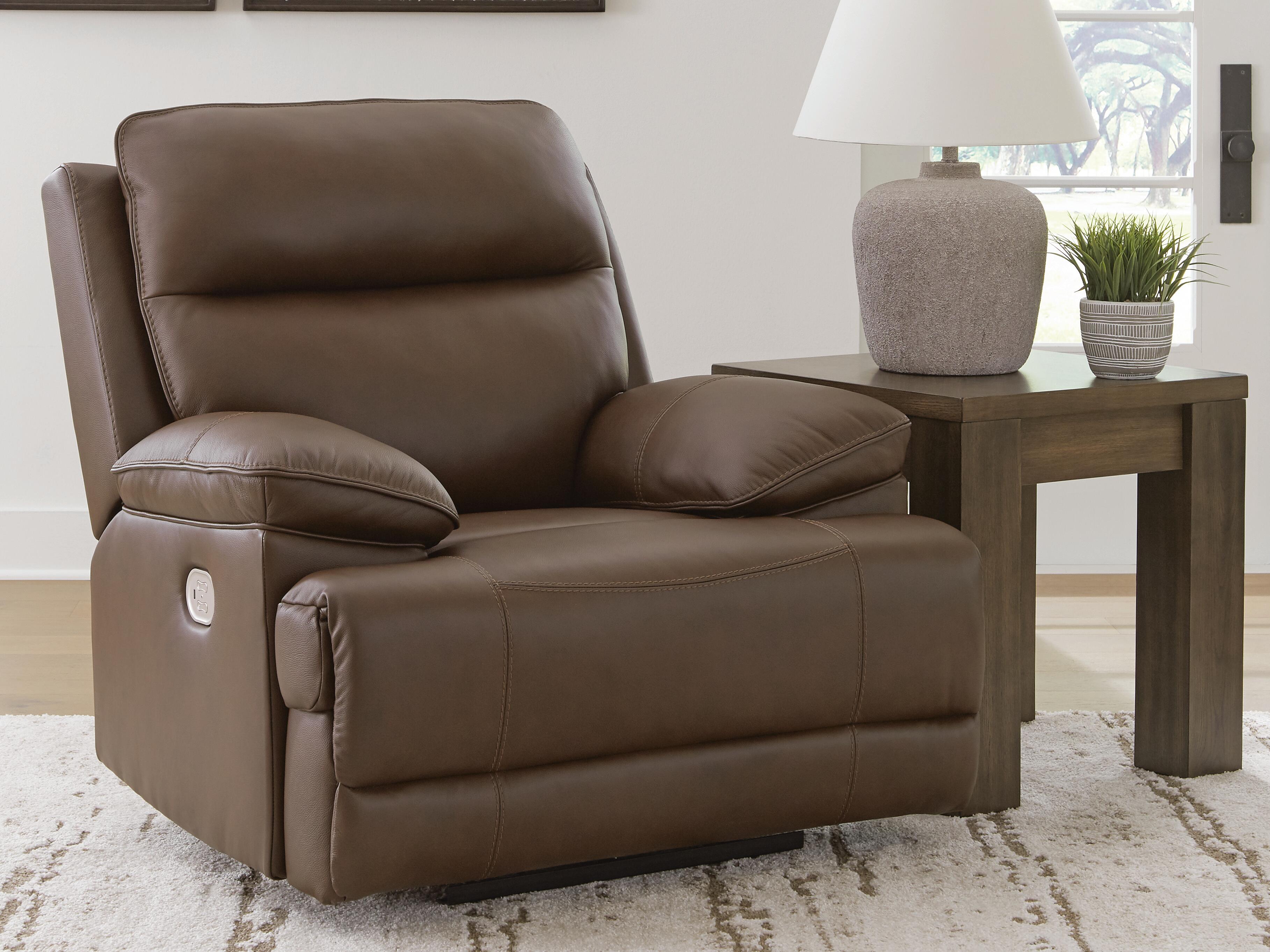 Dar Furniture - Ashley Furniture - VonRyan Power Recliner - PWR Recliner/ADJ Headrest / Tobacco - U1040013