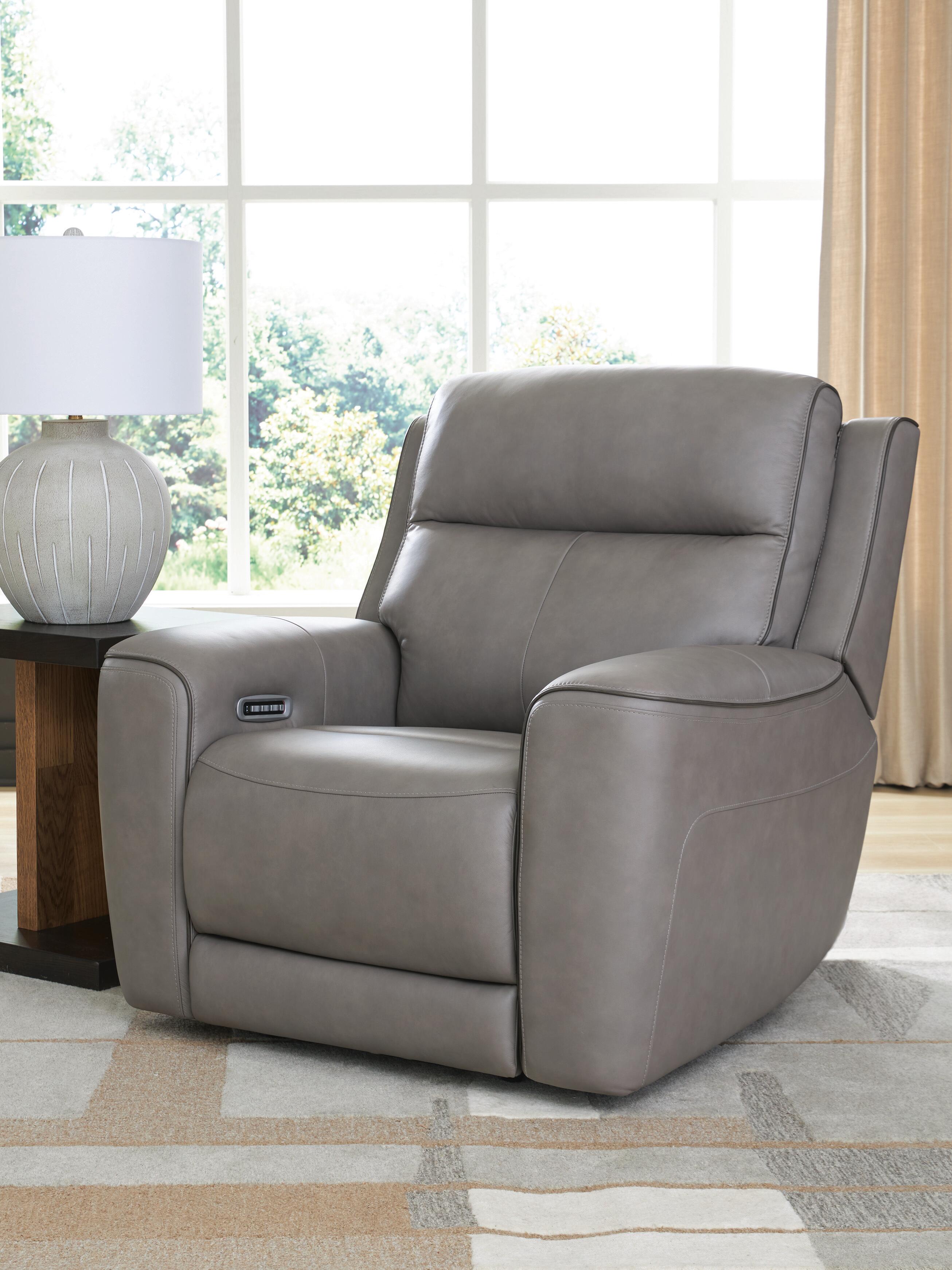 Dar Furniture - Ashley Furniture - 5Z-Comfort Power Recliner - PWR Recliner/ADJ Headrest / Coin - PCU1090013