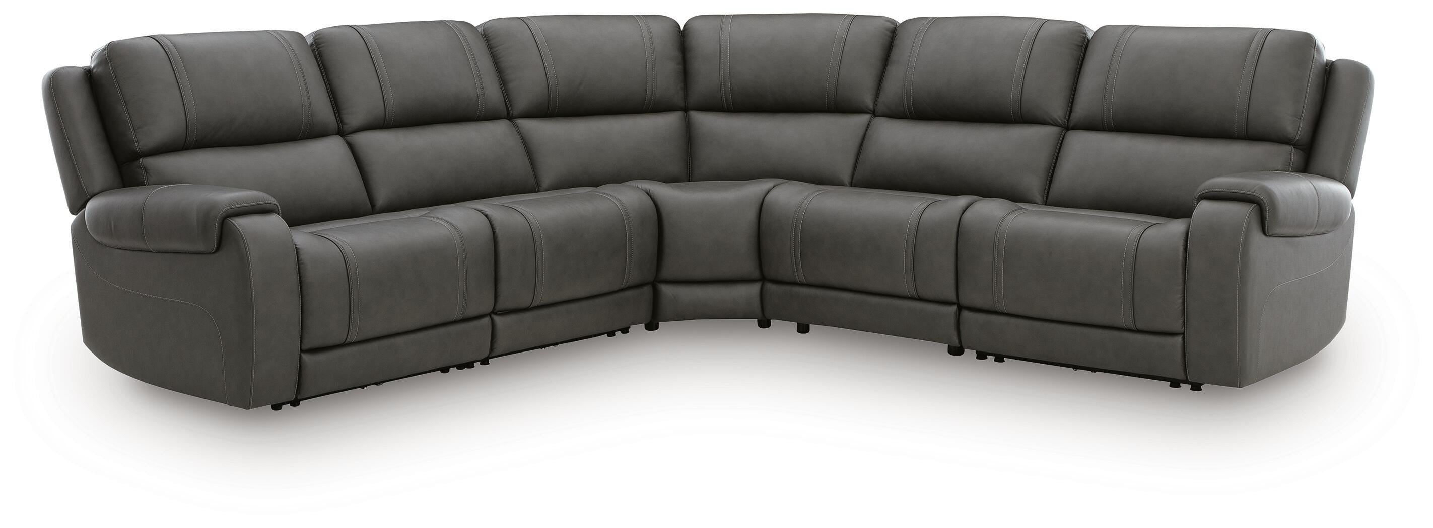 Dar Furniture - Ashley Furniture - 5Z - Pittson 5-Piece Power Reclining Sectional - 5-Piece Power Reclining Sectional - PCU12600S6