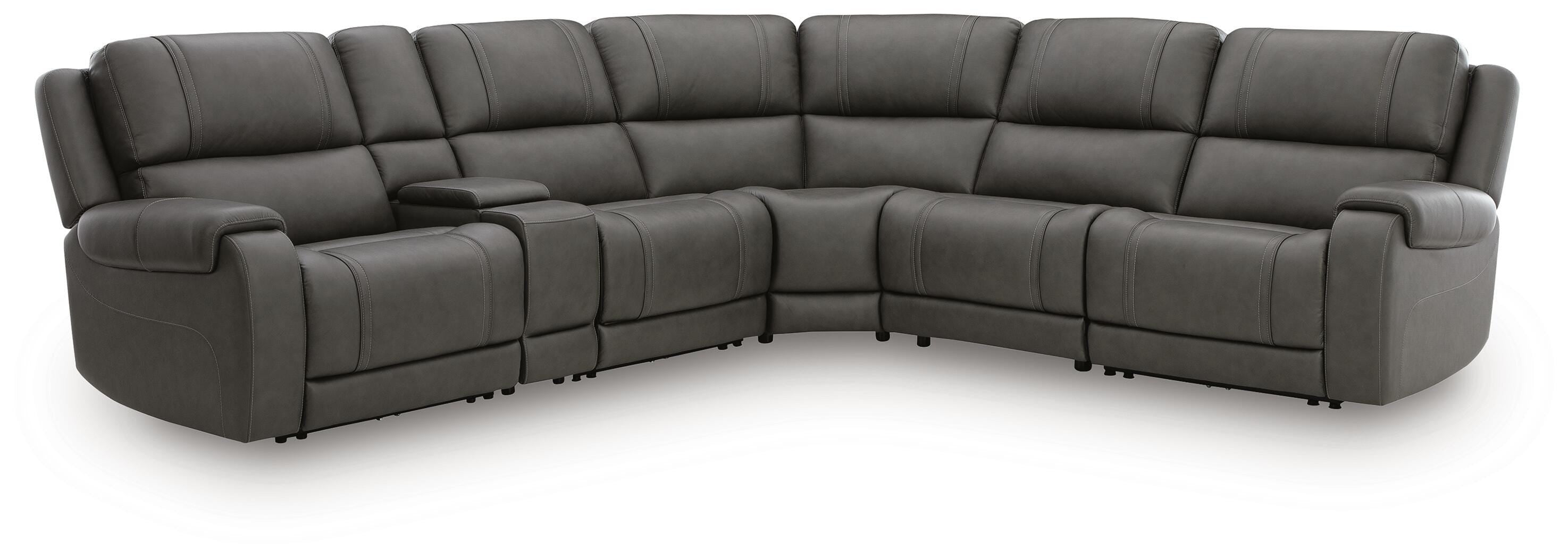 Dar Furniture - Ashley Furniture - 5Z - Pittson 6-Piece Power Reclining Sectional - 6-Piece Power Reclining Sectional - PCU12600S8