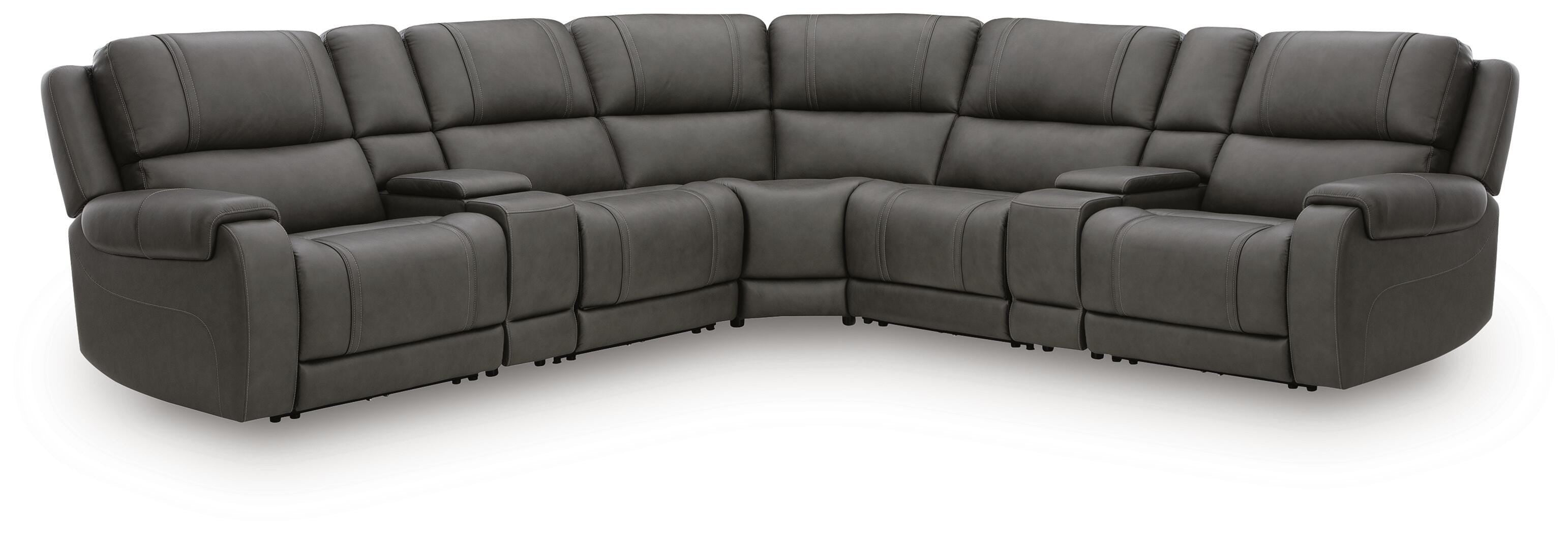 Dar Furniture - Ashley Furniture - 5Z - Pittson 7-Piece Power Reclining Sectional - 7-Piece Power Reclining Sectional - PCU12600S11