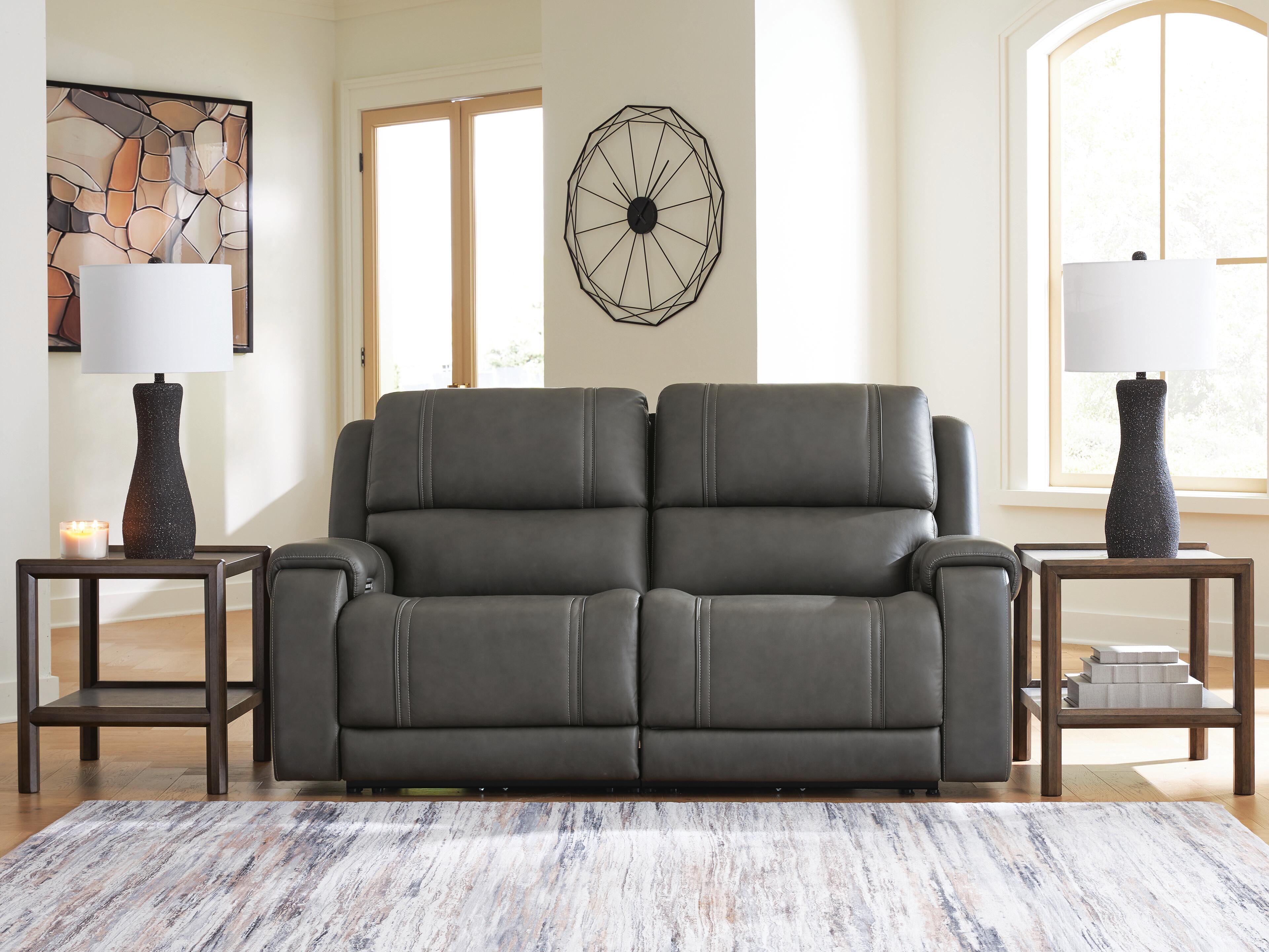 Dar Furniture - Ashley Furniture - 5Z - Pittson 2-Piece Power Reclining Sectional Loveseat - 2-Piece Power Reclining Sectional Loveseat / Anchor - PCU12600S1