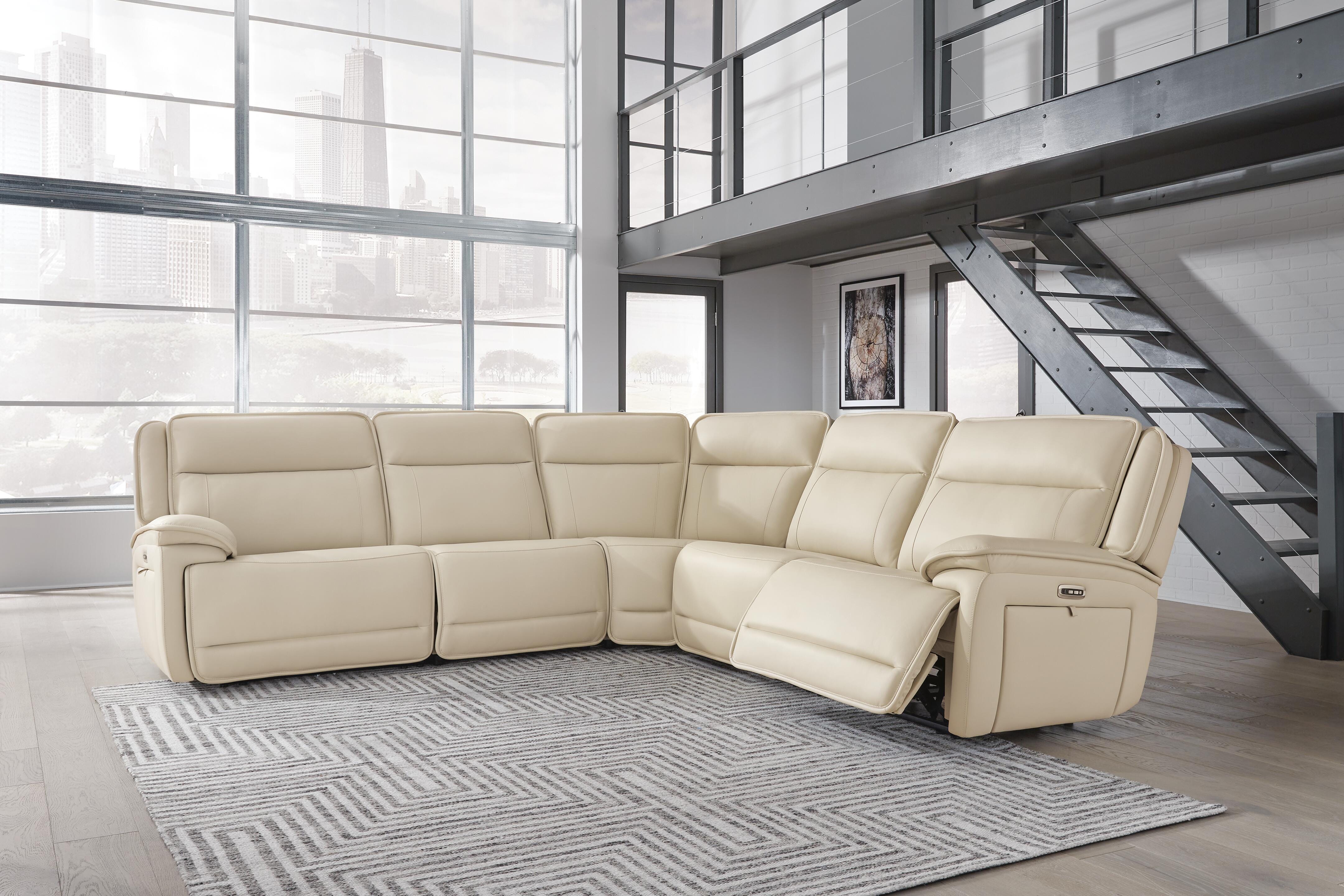 Double Deal 5-Piece Power Reclining Sectional