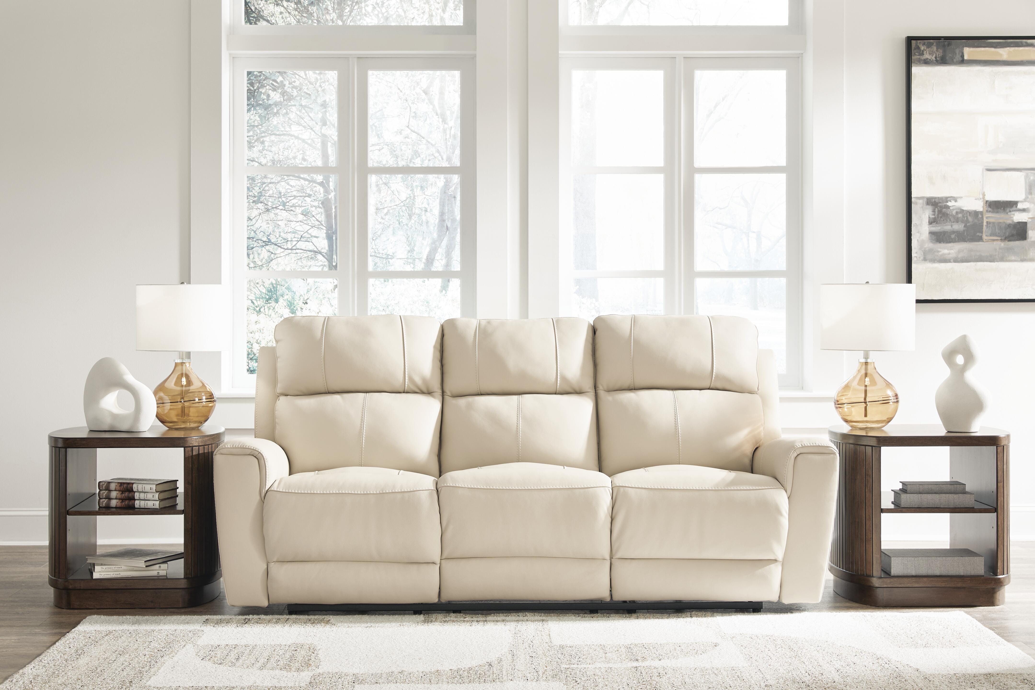 Dar Furniture - Ashley Furniture - Dahlmoore Power Reclining Sofa - Reclining Power Sofa / Almond - U1320087