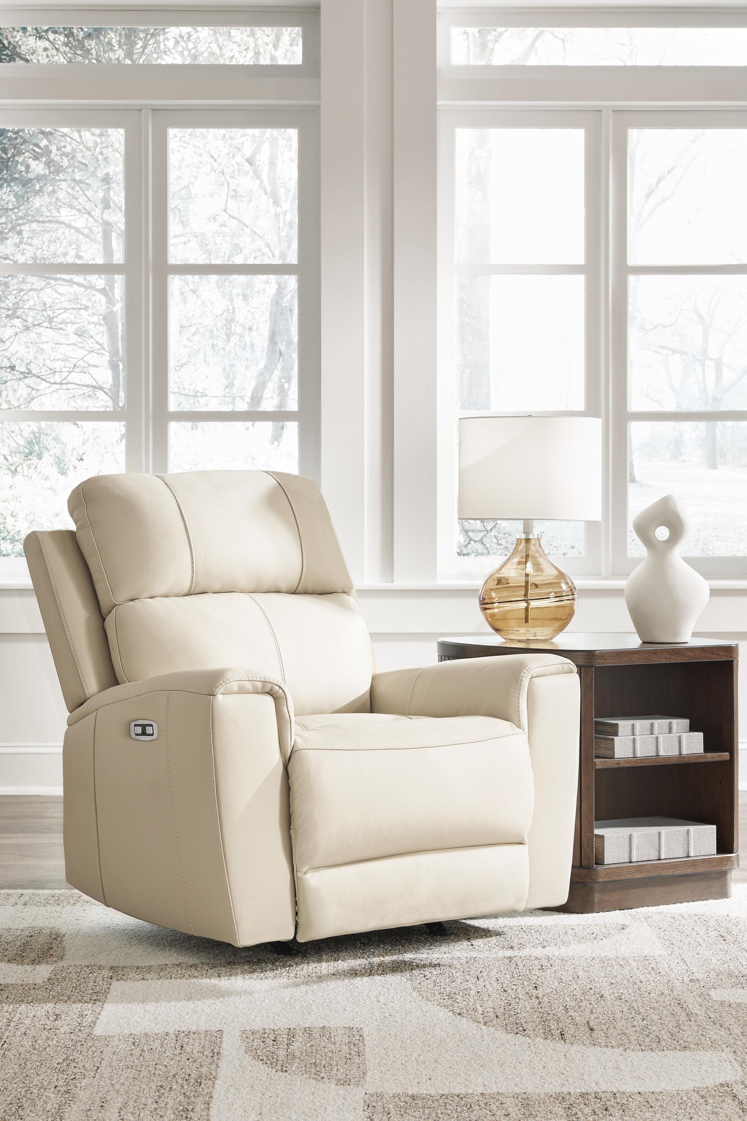 Dar Furniture - Ashley Furniture - Dahlmoore Power Recliner - Power Rocker Recliner / Almond - U1320098