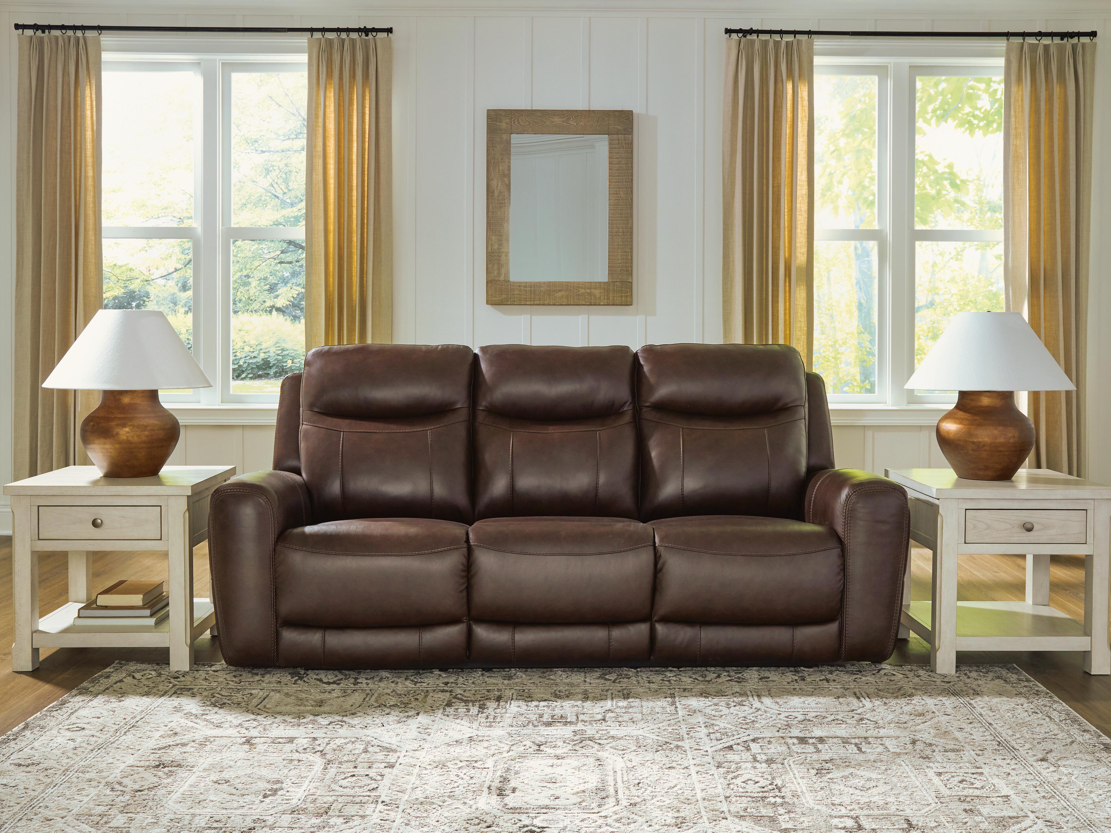 Dar Furniture - Ashley Furniture - Gravier Power Reclining Sofa - PWR REC Sofa with ADJ Headrest / Cordova - U1330115
