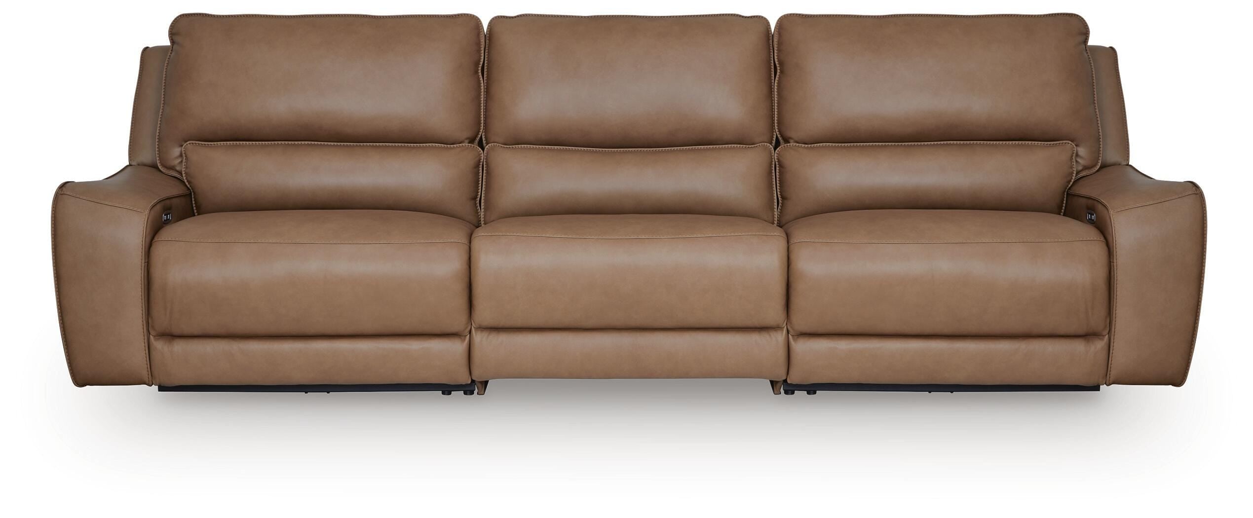 Dar Furniture - Ashley Furniture - DeepWakes 3-Piece Power Reclining Sectional - 3-Piece Power Reclining Sectional - PCU62606S1