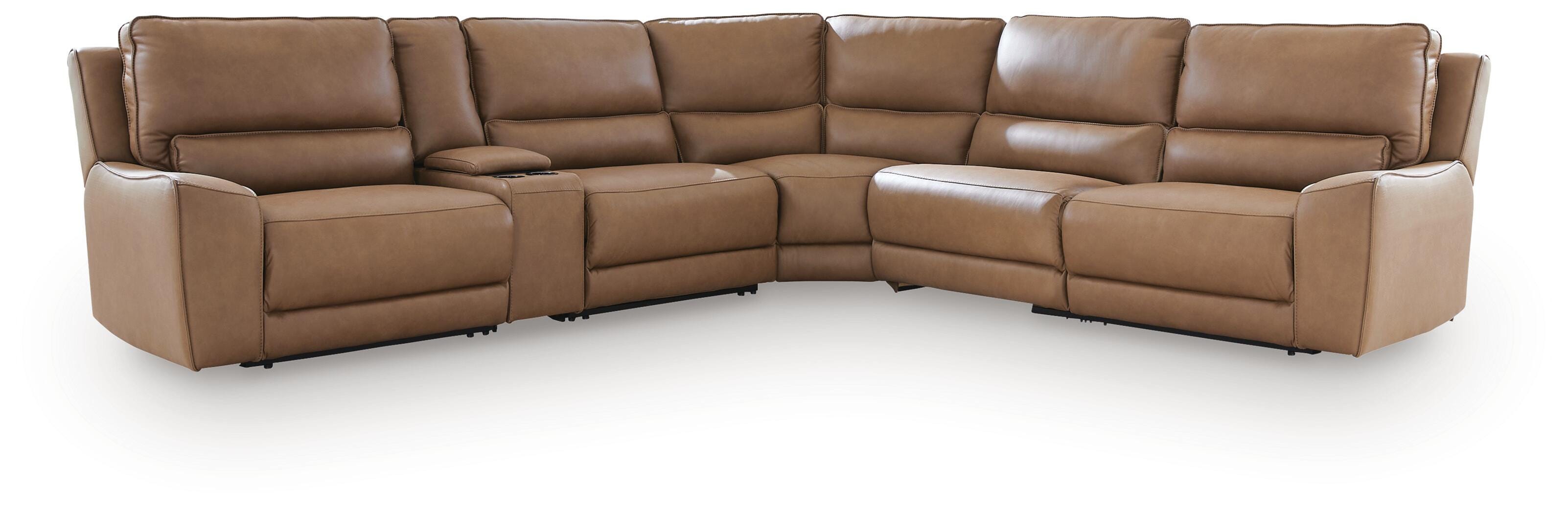 Dar Furniture - Ashley Furniture - DeepWakes 6-Piece Power Reclining Sectional - 6-Piece Power Reclining Sectional - PCU62606S10