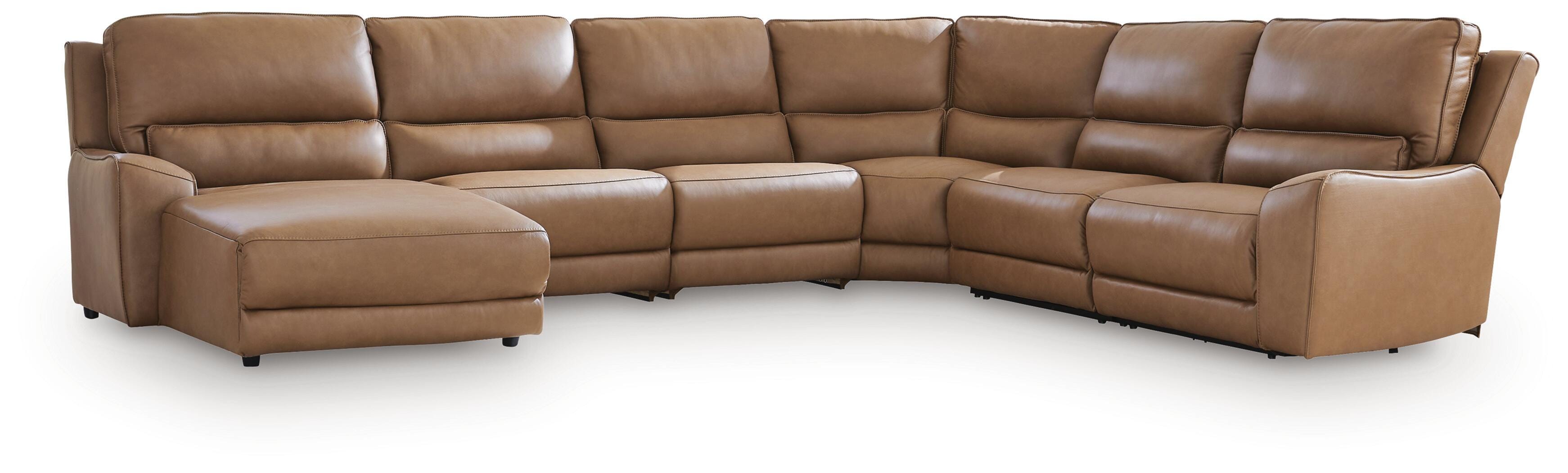 Dar Furniture - Ashley Furniture - DeepWakes 6-Piece Reclining Sectional with Chaise - 6-Piece Reclining Sectional with Chaise - PCU62606S32