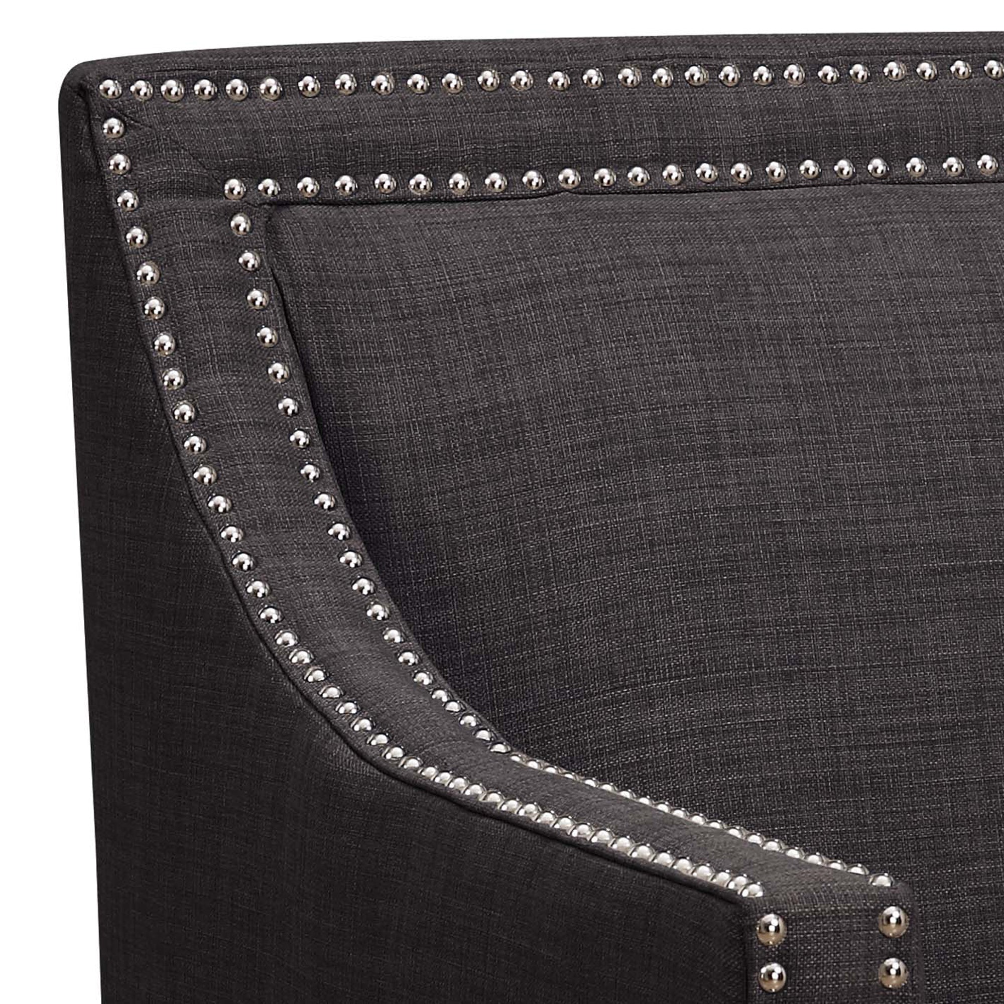 Erica 497 Chair W/Chrome Nails Heirloom Charcoal (ISTA 3)