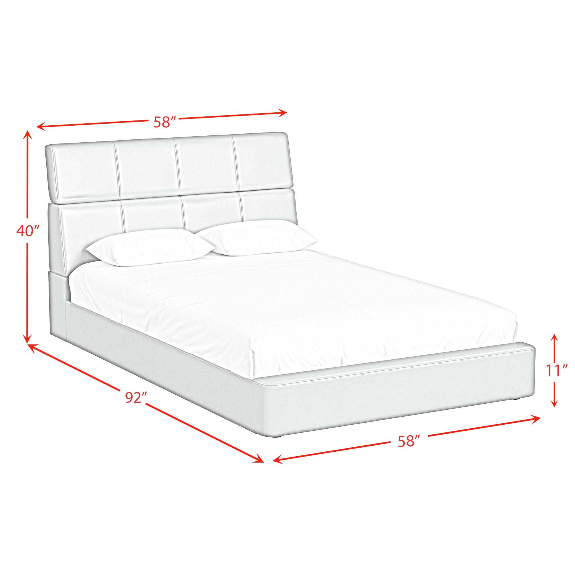 Valari Full Transformer Bed with Electronic Features in Grey PU