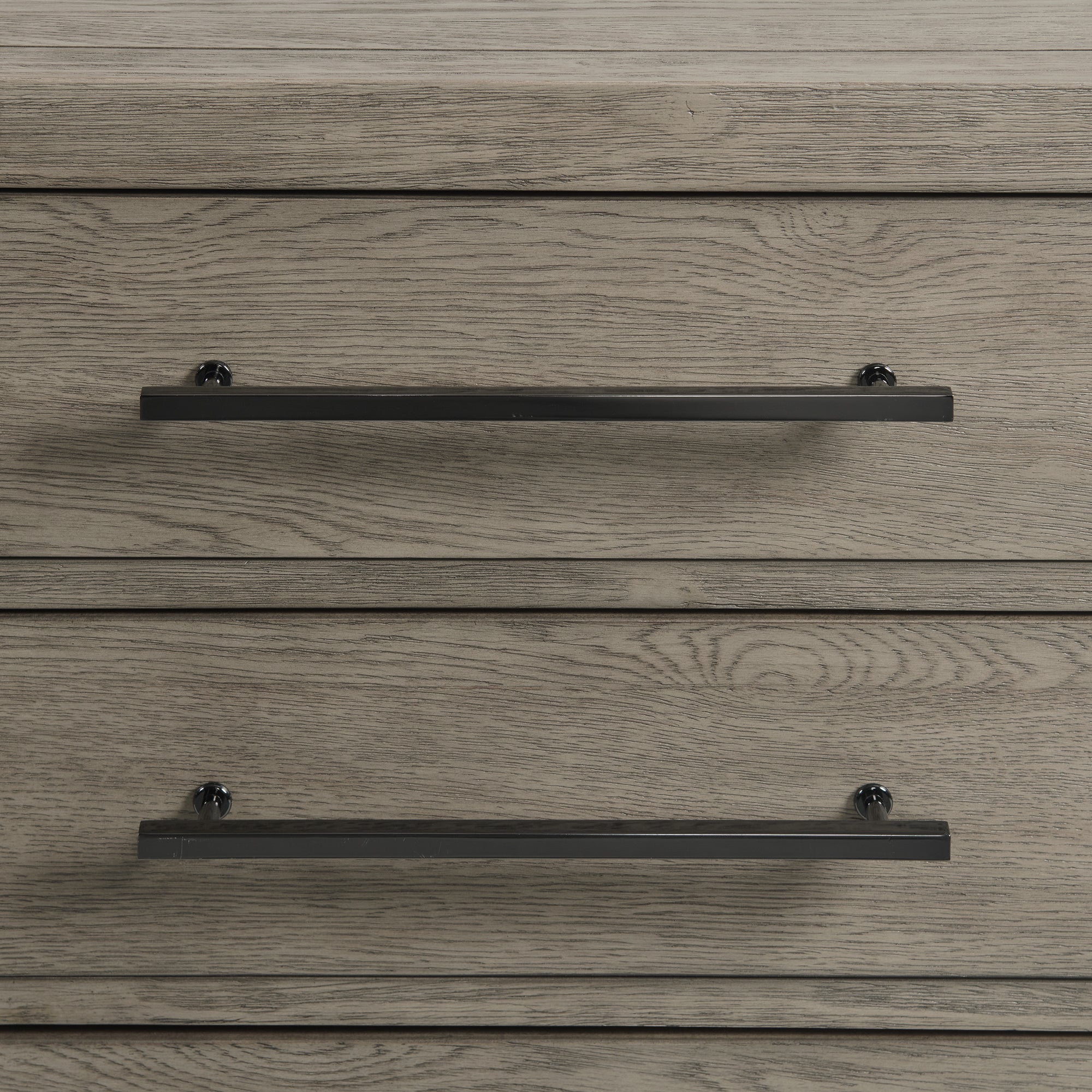 Versailles Contemporary 3-Drawer Nightstand in Grey