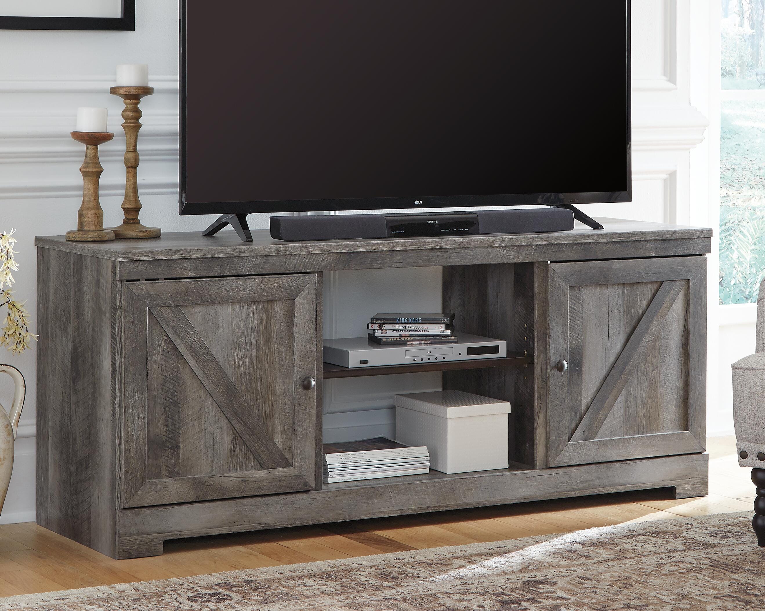 Dar Furniture - Ashley Furniture - Wynnlow 63" TV Stand - 63" / Gray - W440-68