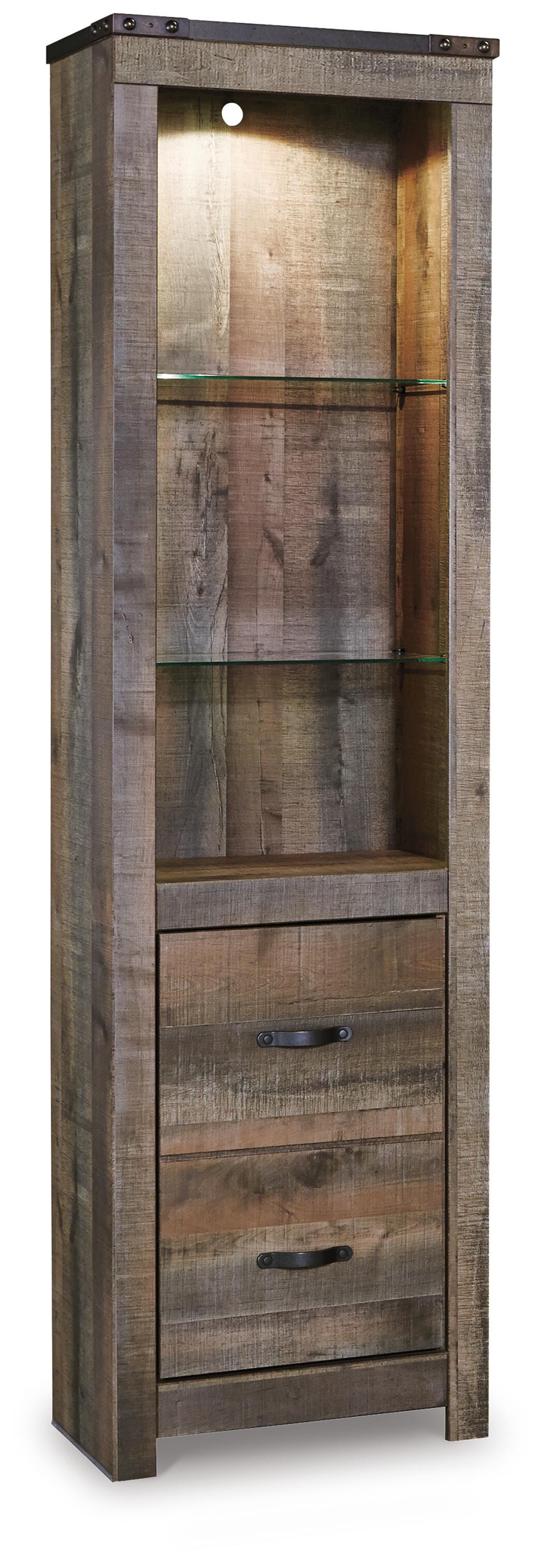 Dar Furniture - Ashley Furniture - Trinell Pier - Pier / Brown - W446-24