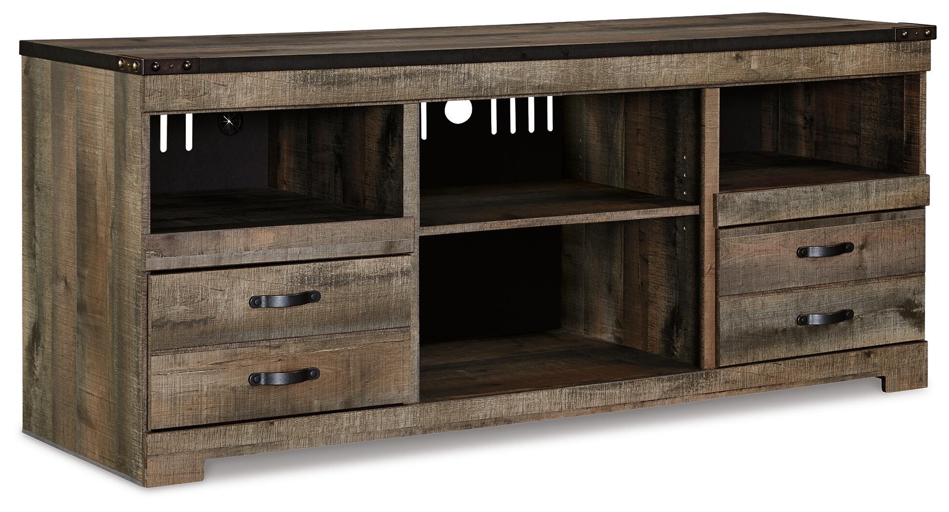 Dar Furniture - Ashley Furniture - Trinell 63" TV Stand - 63" / Brown - W446-68