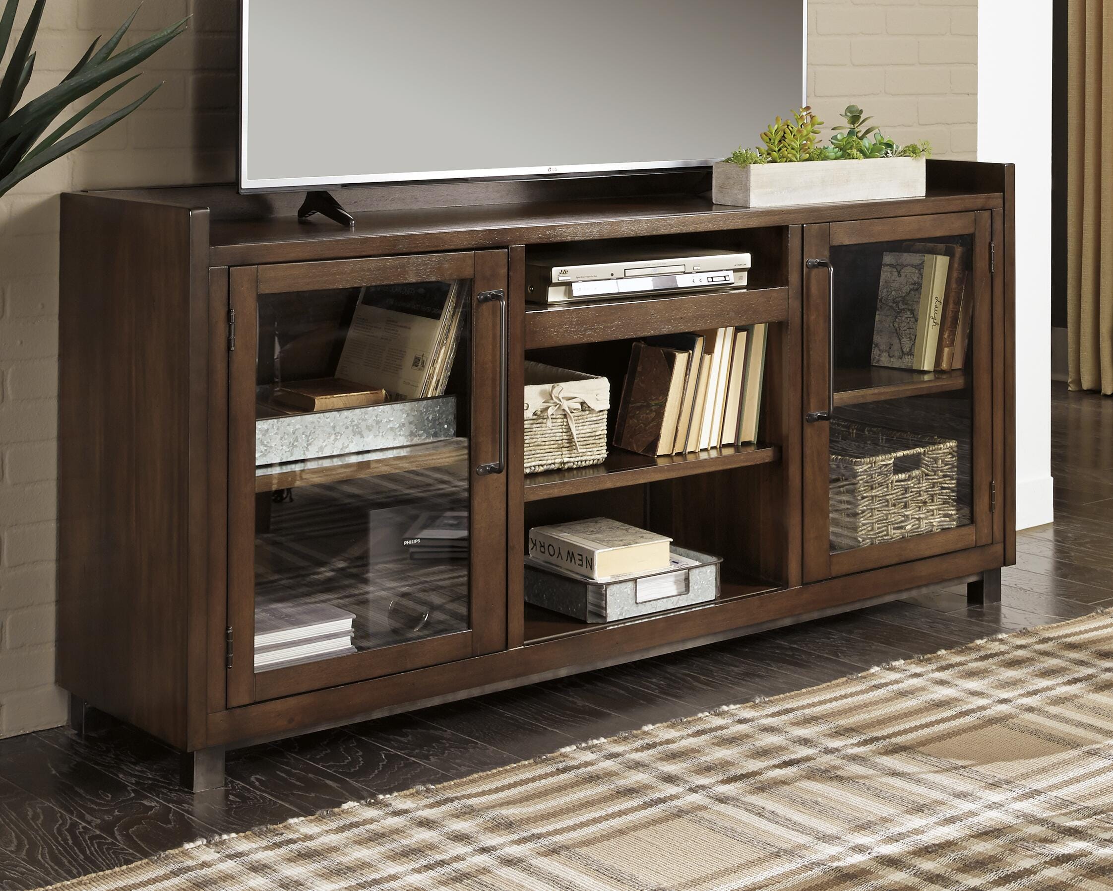 Dar Furniture - Ashley Furniture - Starmore 70" TV Stand - 70" / Brown - W633-68