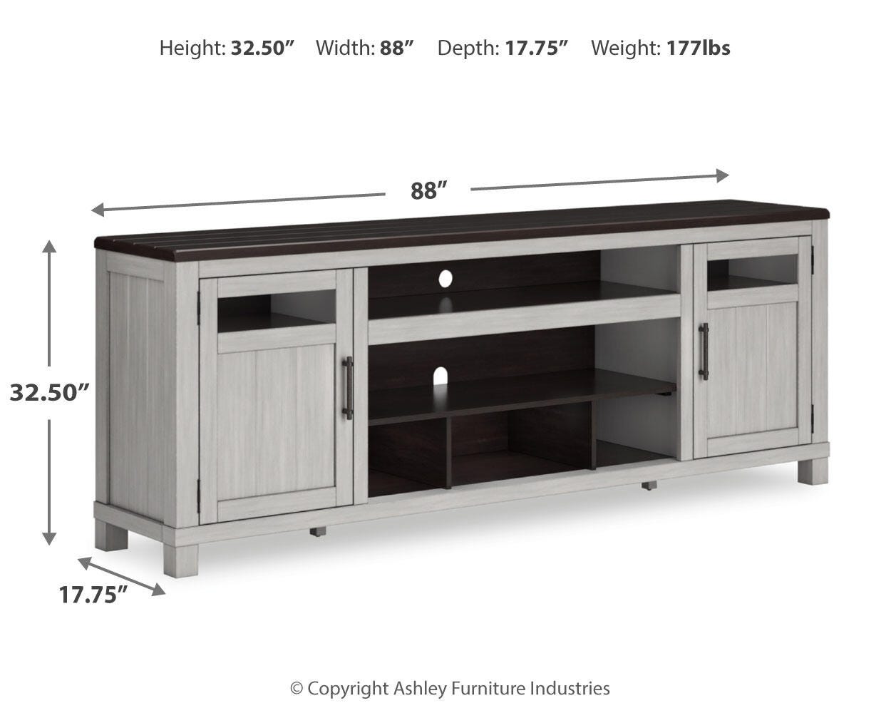 Darborn 88" TV Stand