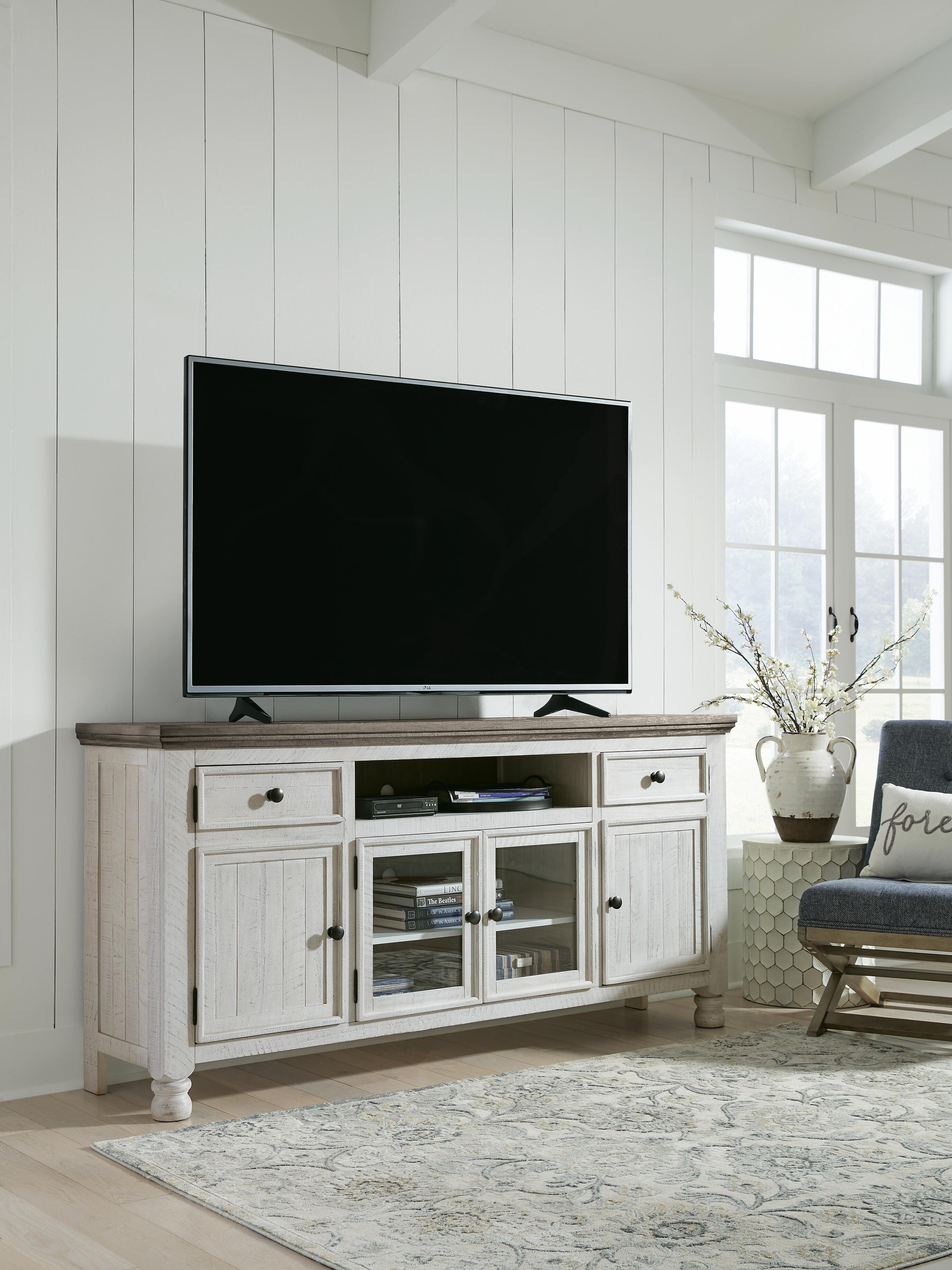 Dar Furniture - Ashley Furniture - Havalance TV Stand - TV Stand / Two-tone - W814-68